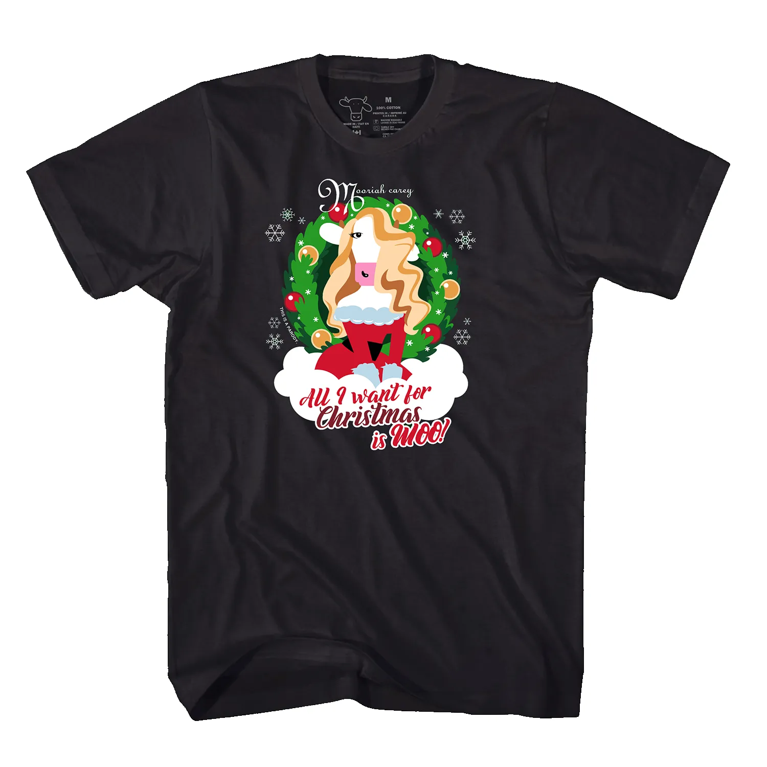 All I want for Christmas is MOO! Adult T sold by Cows