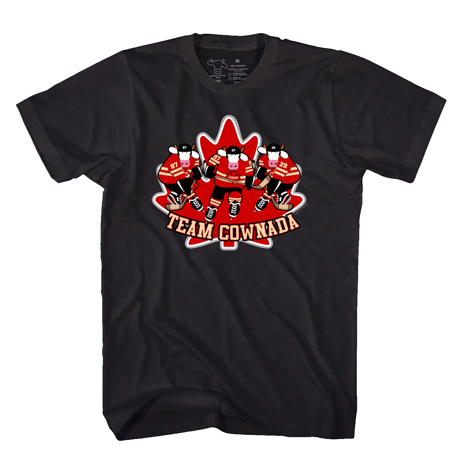 Team COWnada Adult T sold by Cows product image thumbnail 2