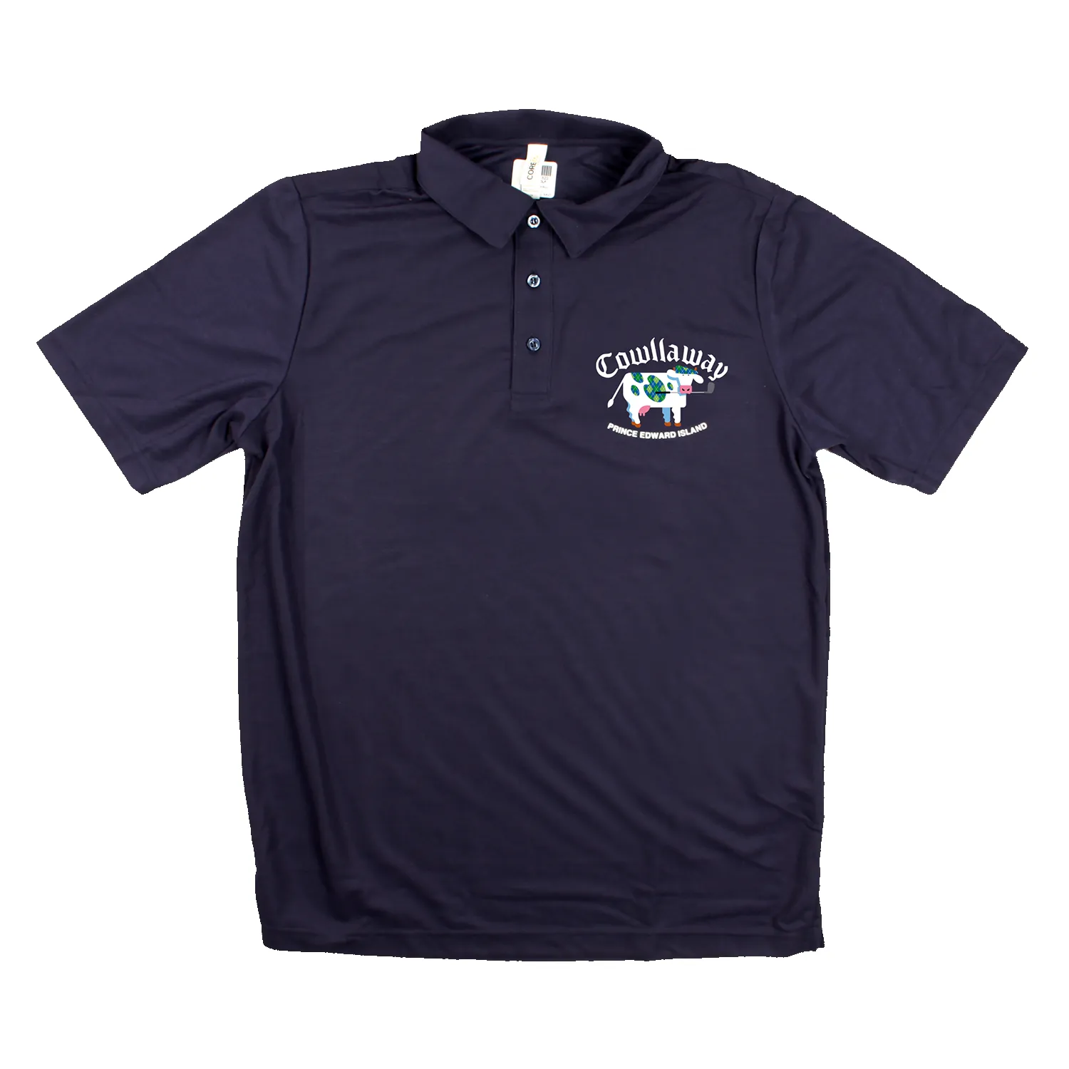 Adult Golf Polo - COWllaway sold by Cows