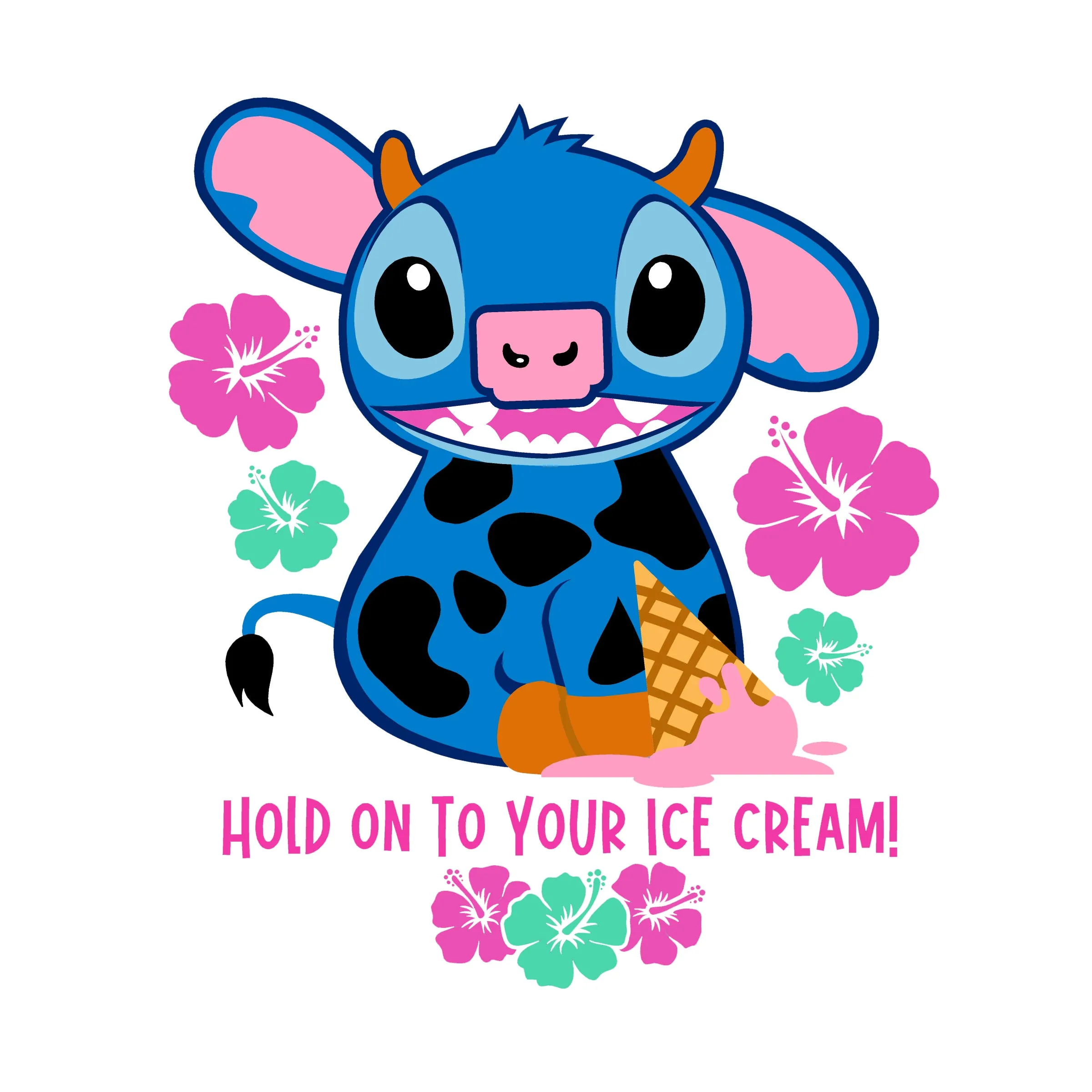 Hold On To Your Ice Cream! Adult T sold by Cows product image thumbnail 3