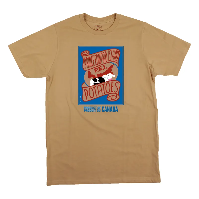 PEI Potatoes Adult T sold by Cows