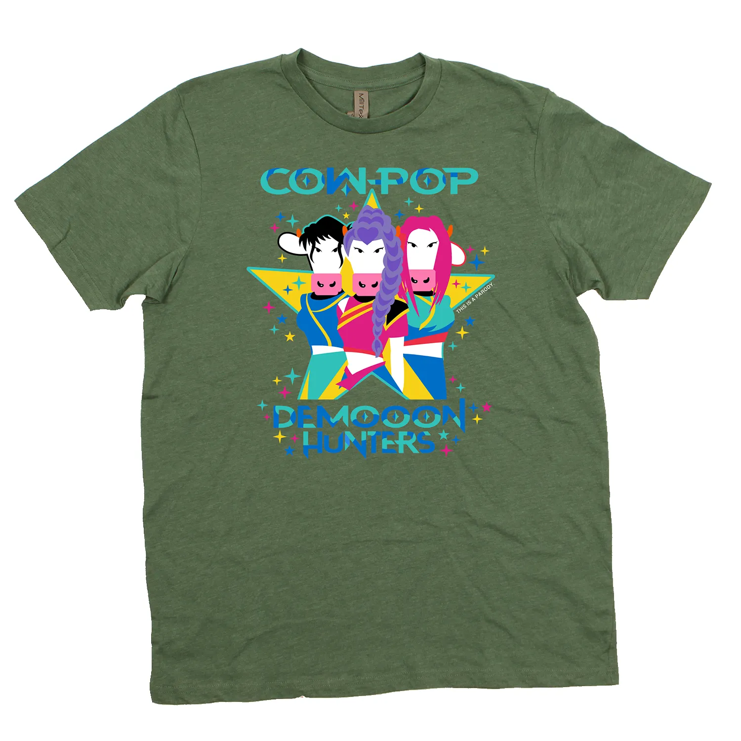 Adult T - COW-Pop DeMOOOn Hunters sold by Cows product image thumbnail 3