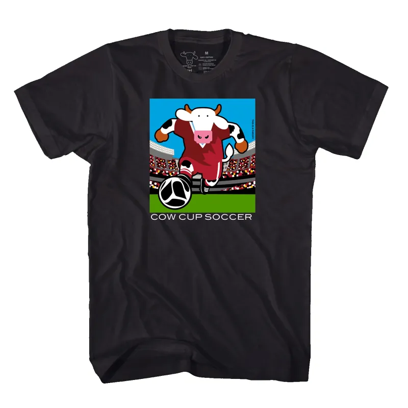 COW Cup Soccer Adult T sold by Cows