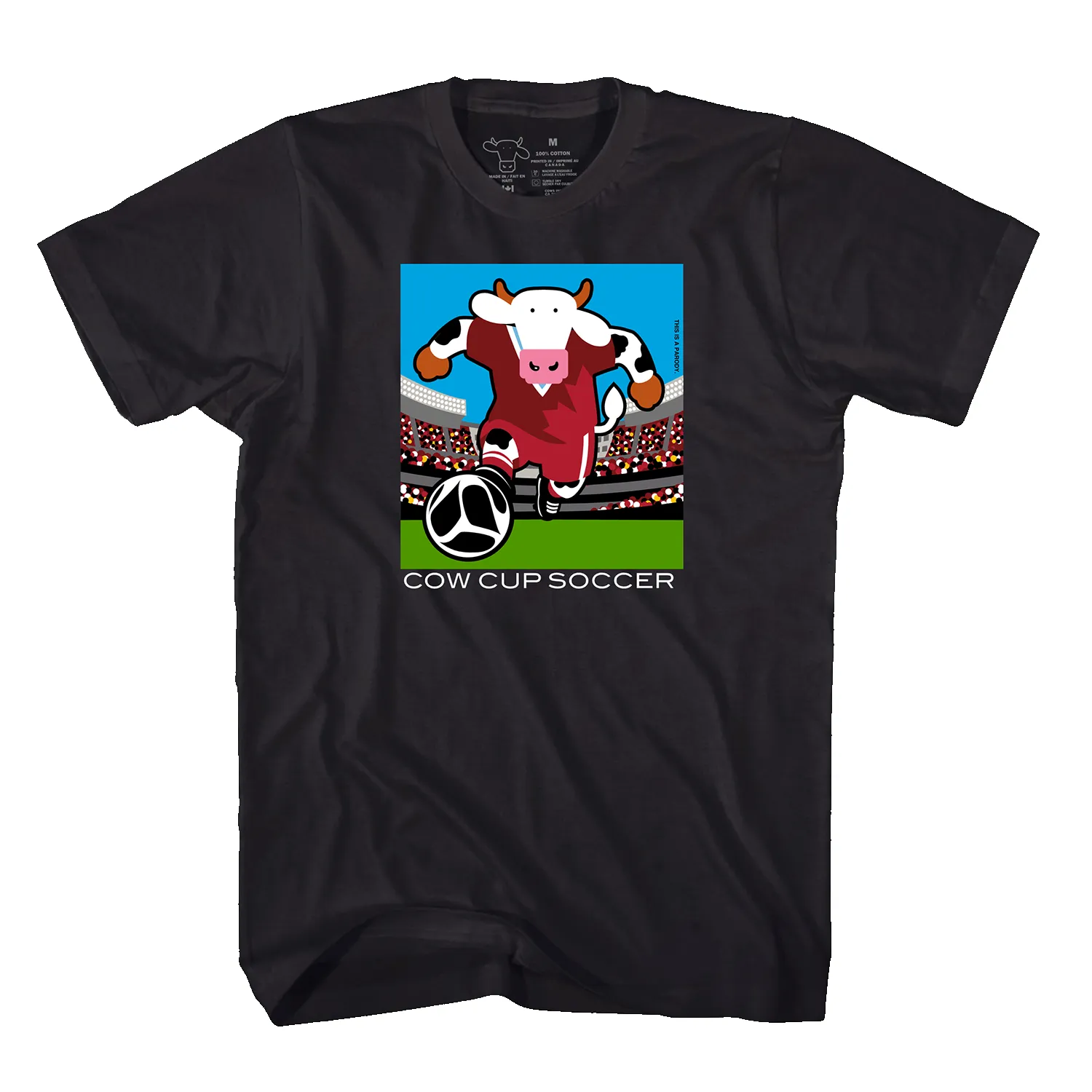 Adult T - COW Cup Soccer sold by Cows
