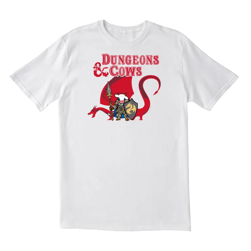 Adult T - Dungeons & COWS made by Cows