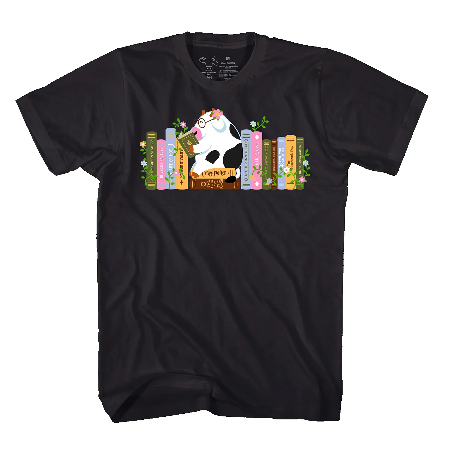 Adult T - COWzy Reader sold by Cows product image thumbnail 2