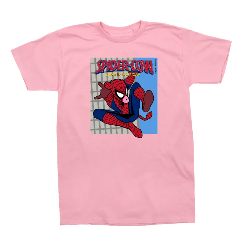 Adult T - Spider-COW: Brand MOO Day made by Cows