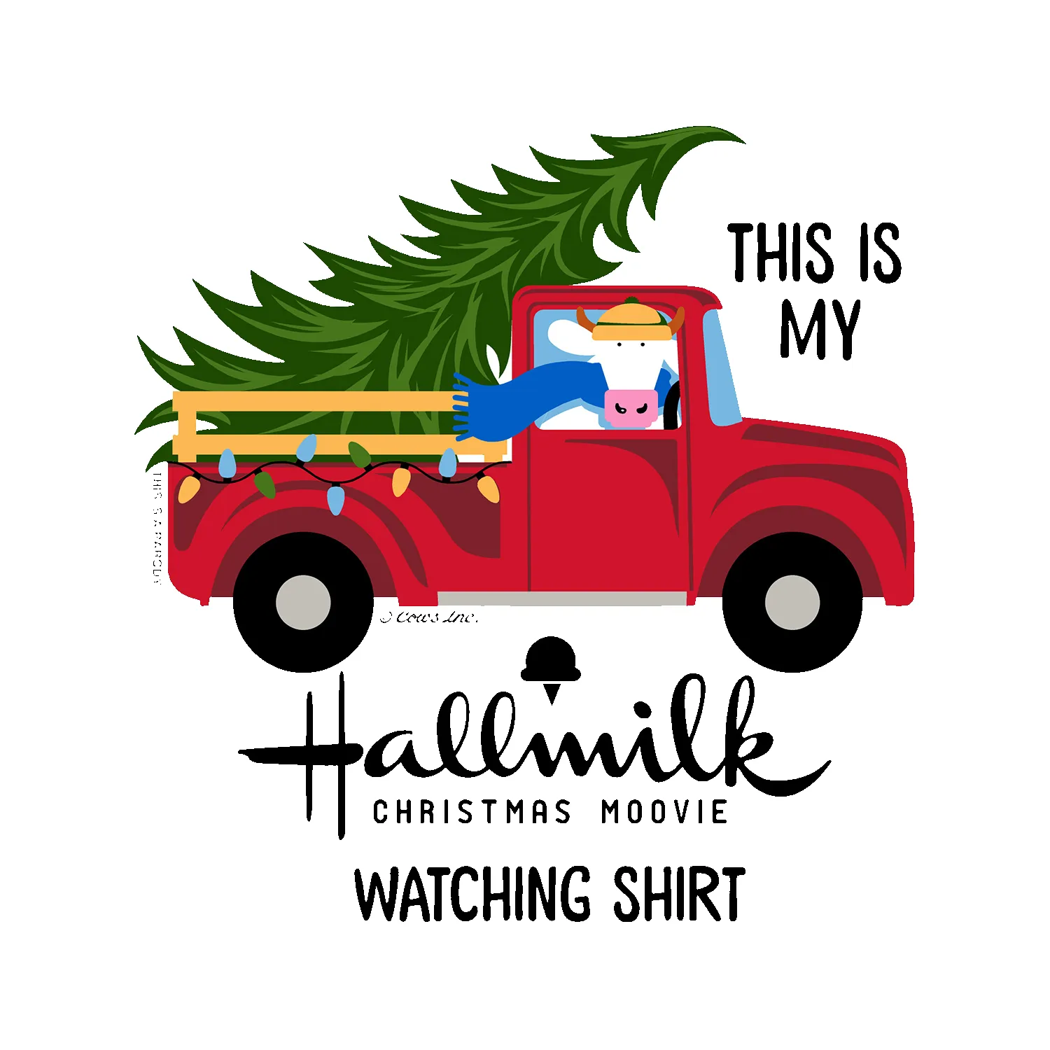 HallMILK Adult/Youth/Kids T sold by Cows product image thumbnail 4