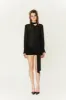 Halle Romantic Blouse in Black sold by PANN