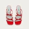Stacy Sandals in Red sold by PANN