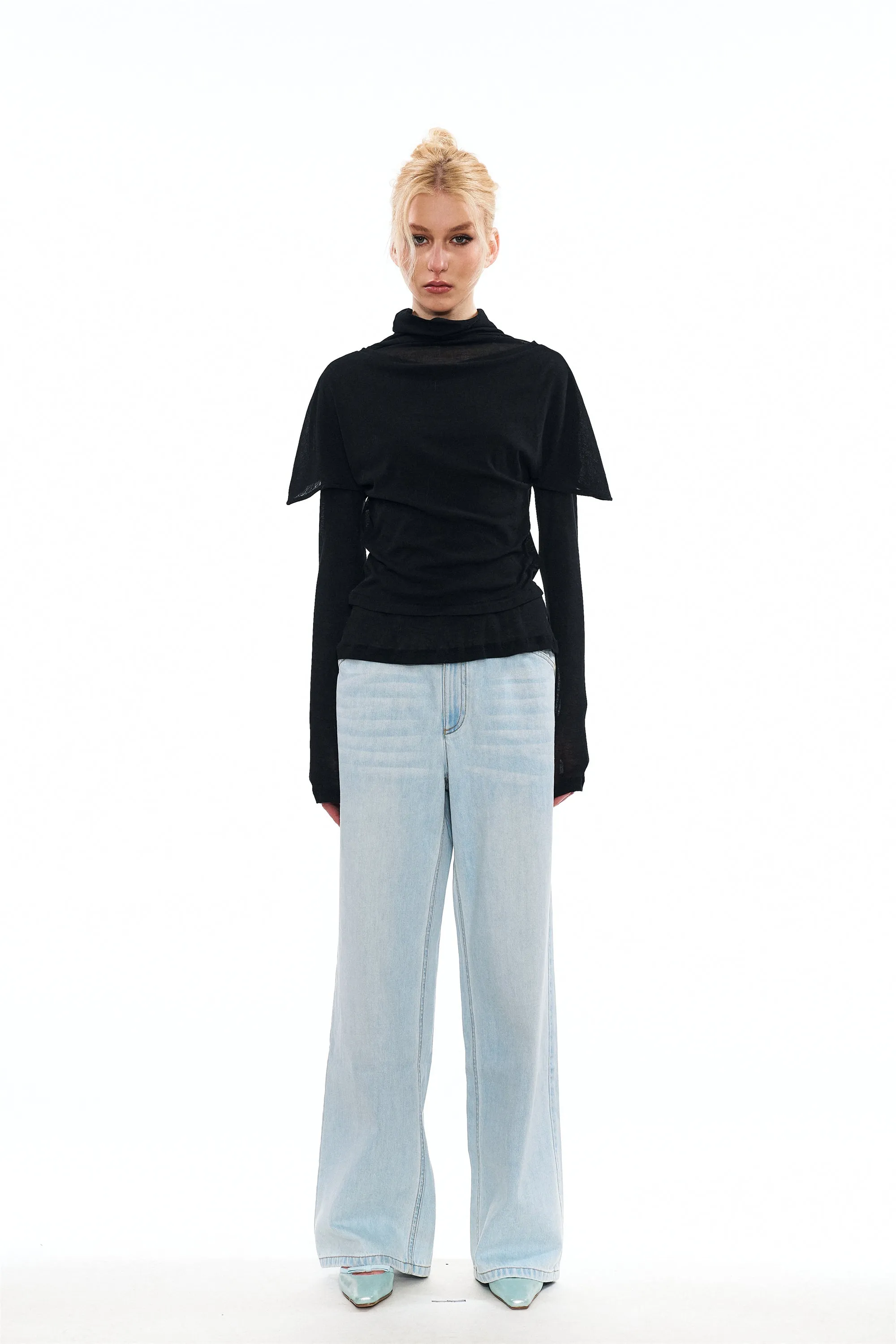 Anya Two-Piece Top in Black sold by PANN product image thumbnail 5