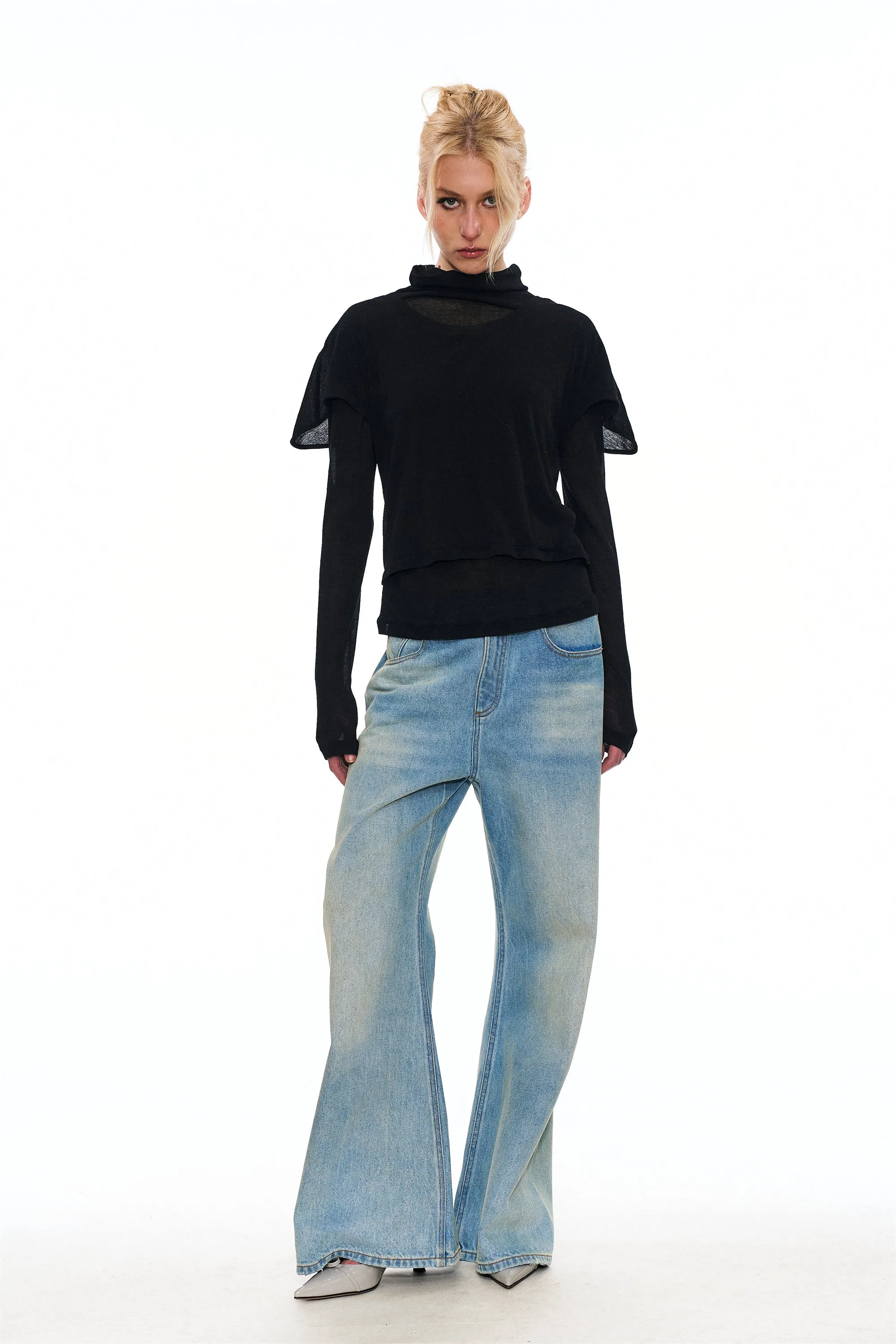 Anya Two-Piece Top in Black sold by PANN product image thumbnail 2