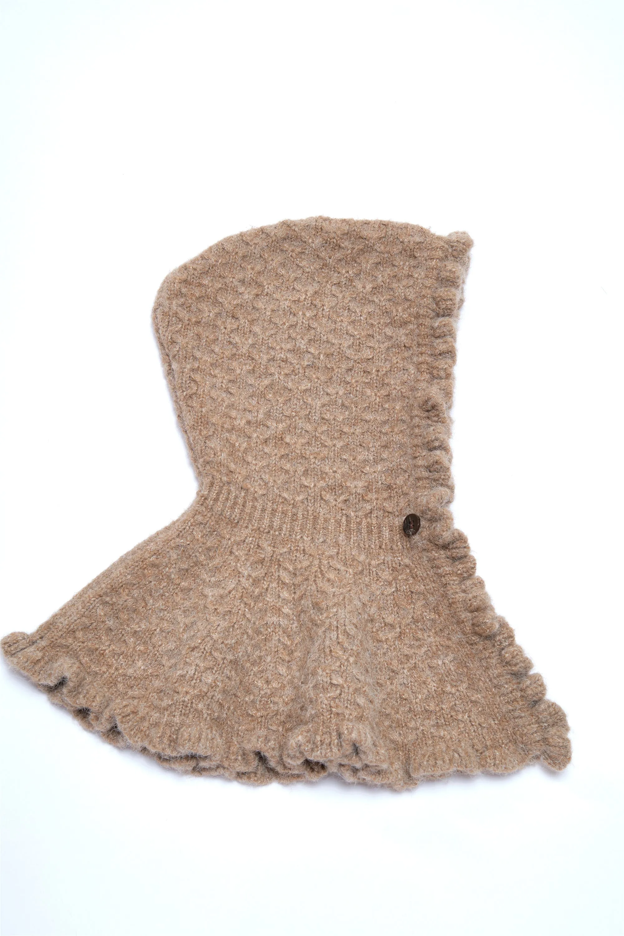 Sage Balaclava Hat in Brown sold by PANN product image thumbnail 2