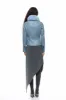 Bette Dreamy Pom-Pom Fur Scarf in Blue sold by PANN
