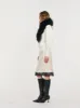 Rylee Sequin Lace Panel Midi Skirt sold by PANN