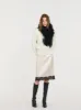 Rylee Sequin Lace Panel Midi Skirt sold by PANN