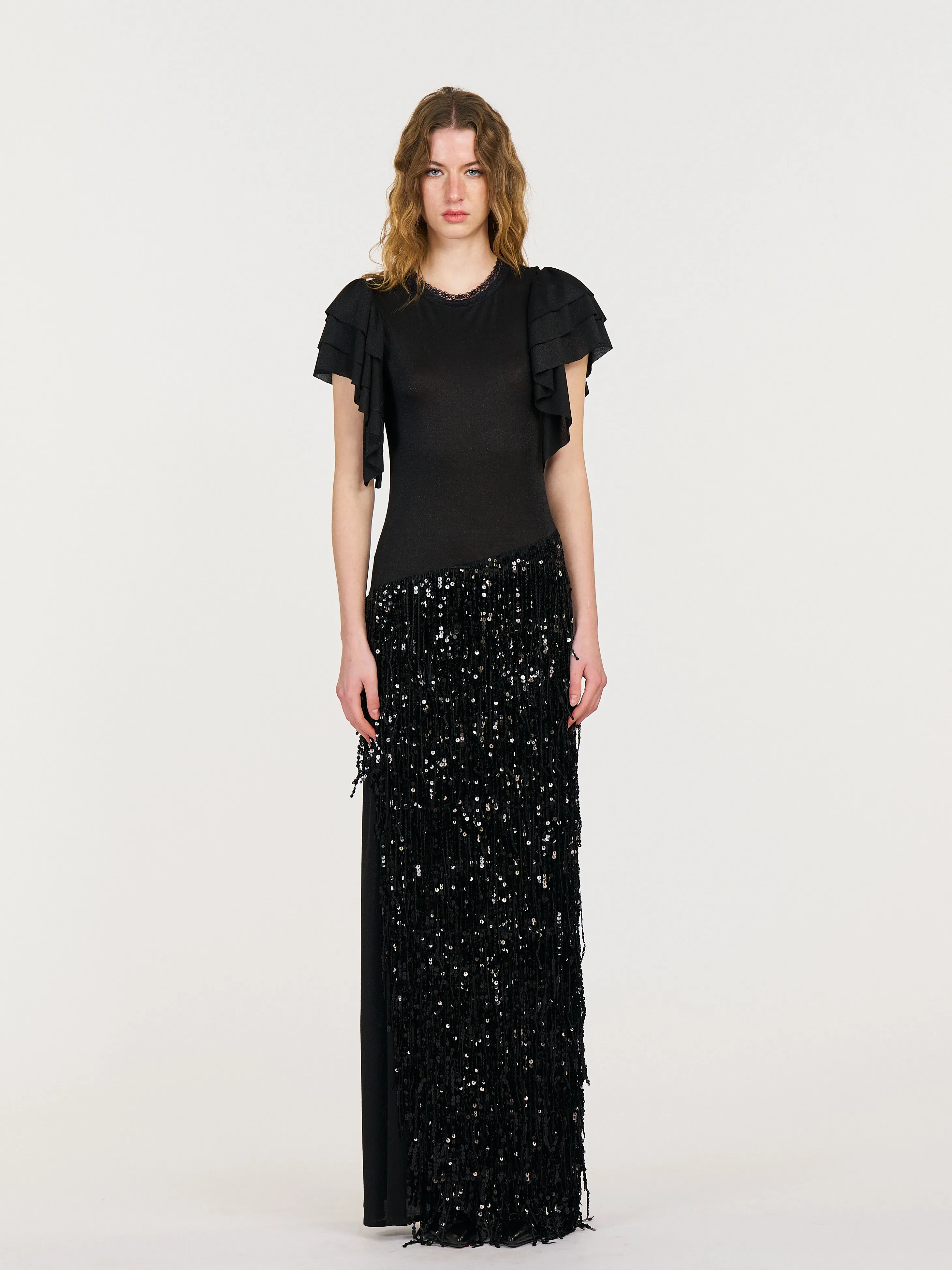 Holy Tassel Sequin Dress sold by PANN