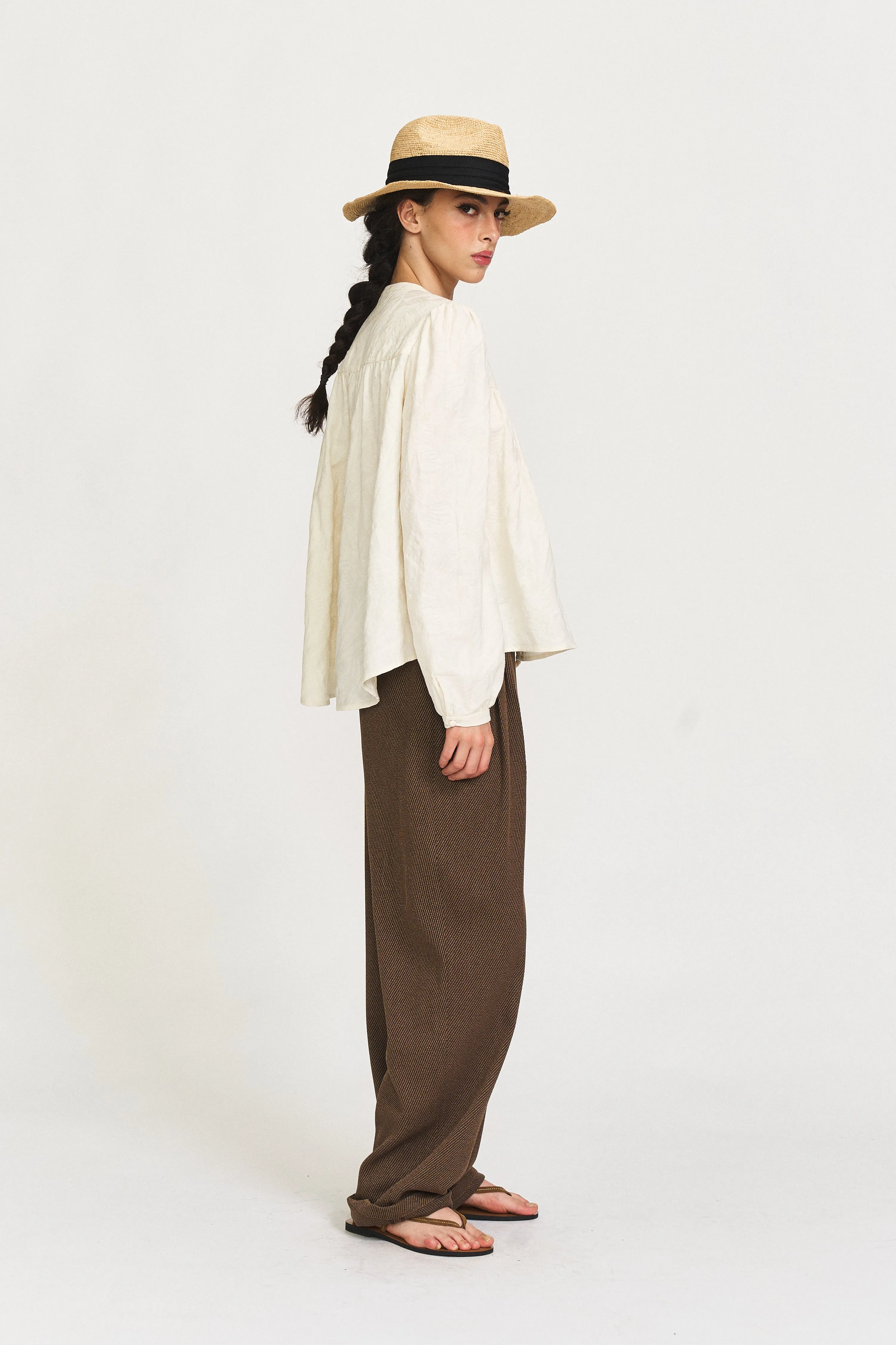 Jane Jacquard Pattern Blouse sold by PANN product image thumbnail 4