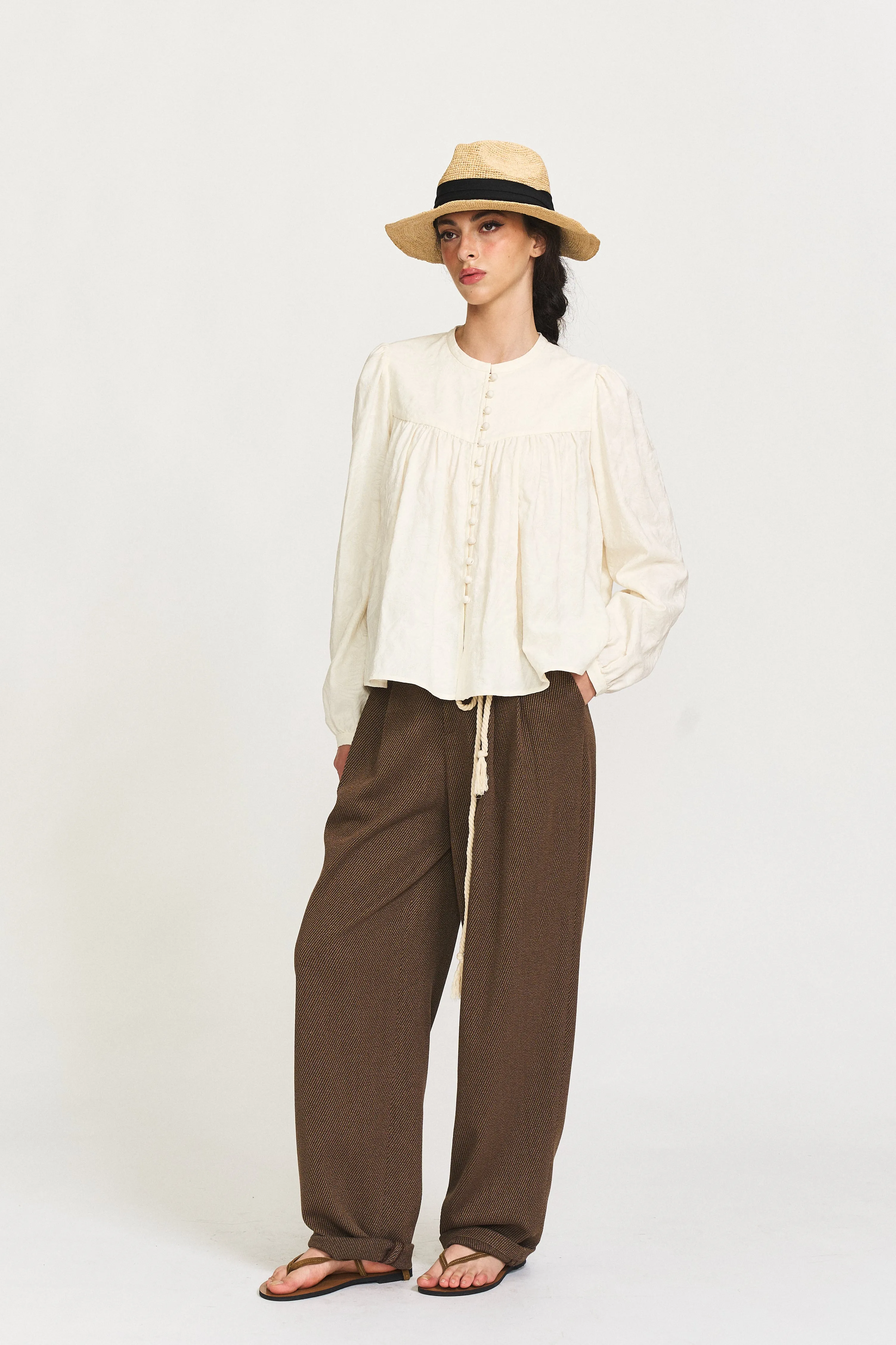 Jane Jacquard Pattern Blouse sold by PANN product image thumbnail 5