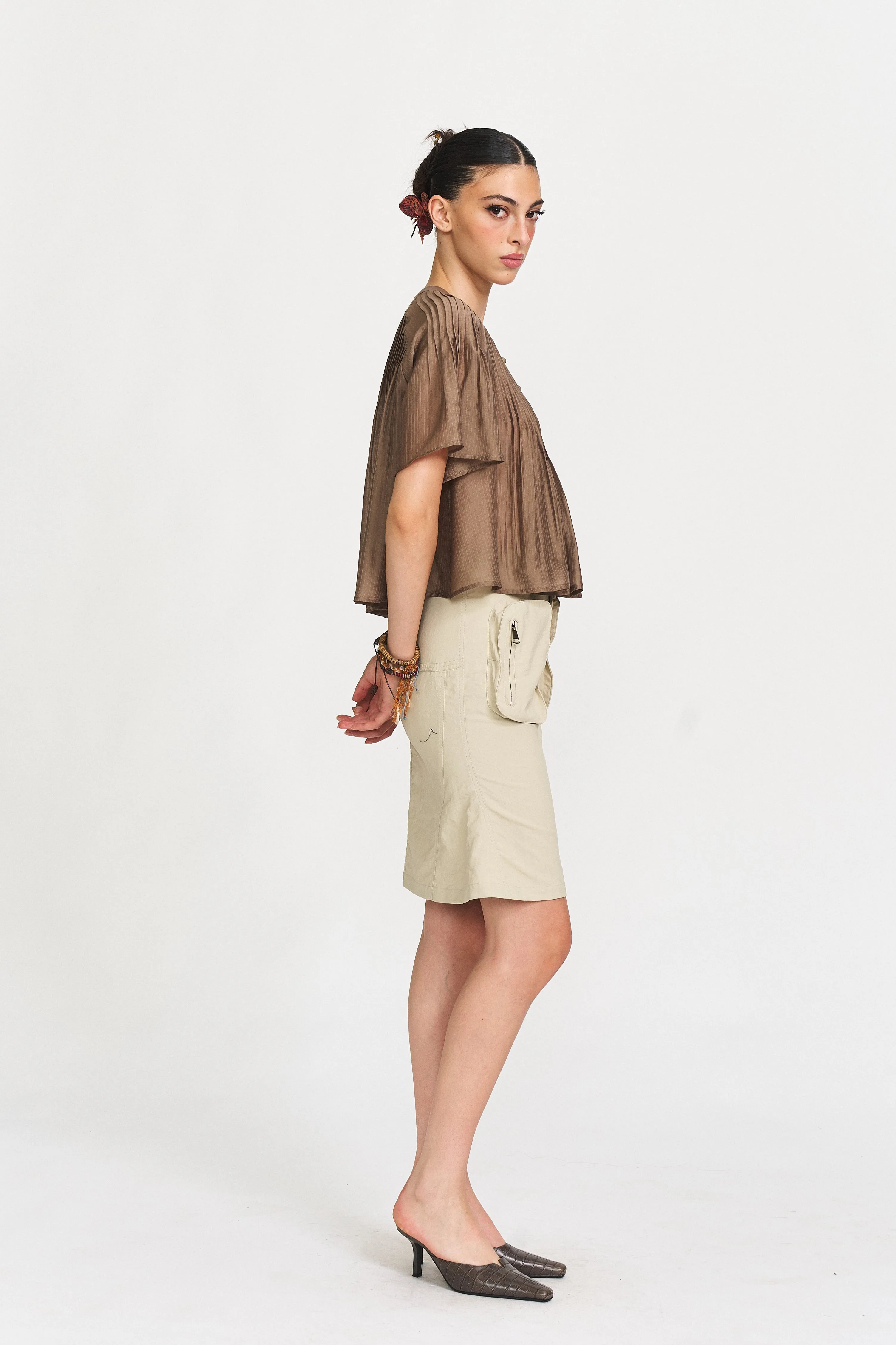 Dia High-Waisted Utility Skirt sold by PANN product image thumbnail 3