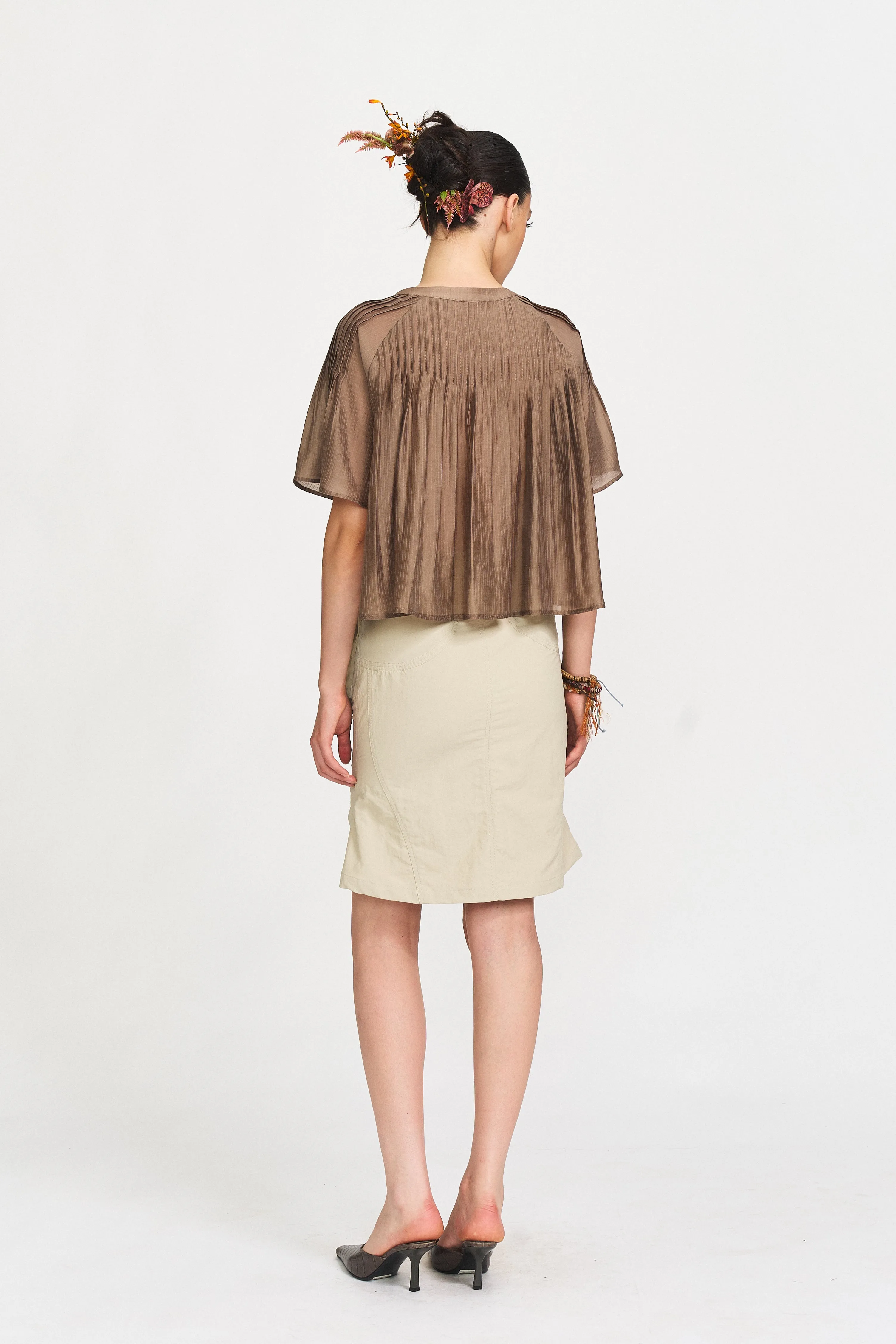 Dia High-Waisted Utility Skirt sold by PANN product image thumbnail 4