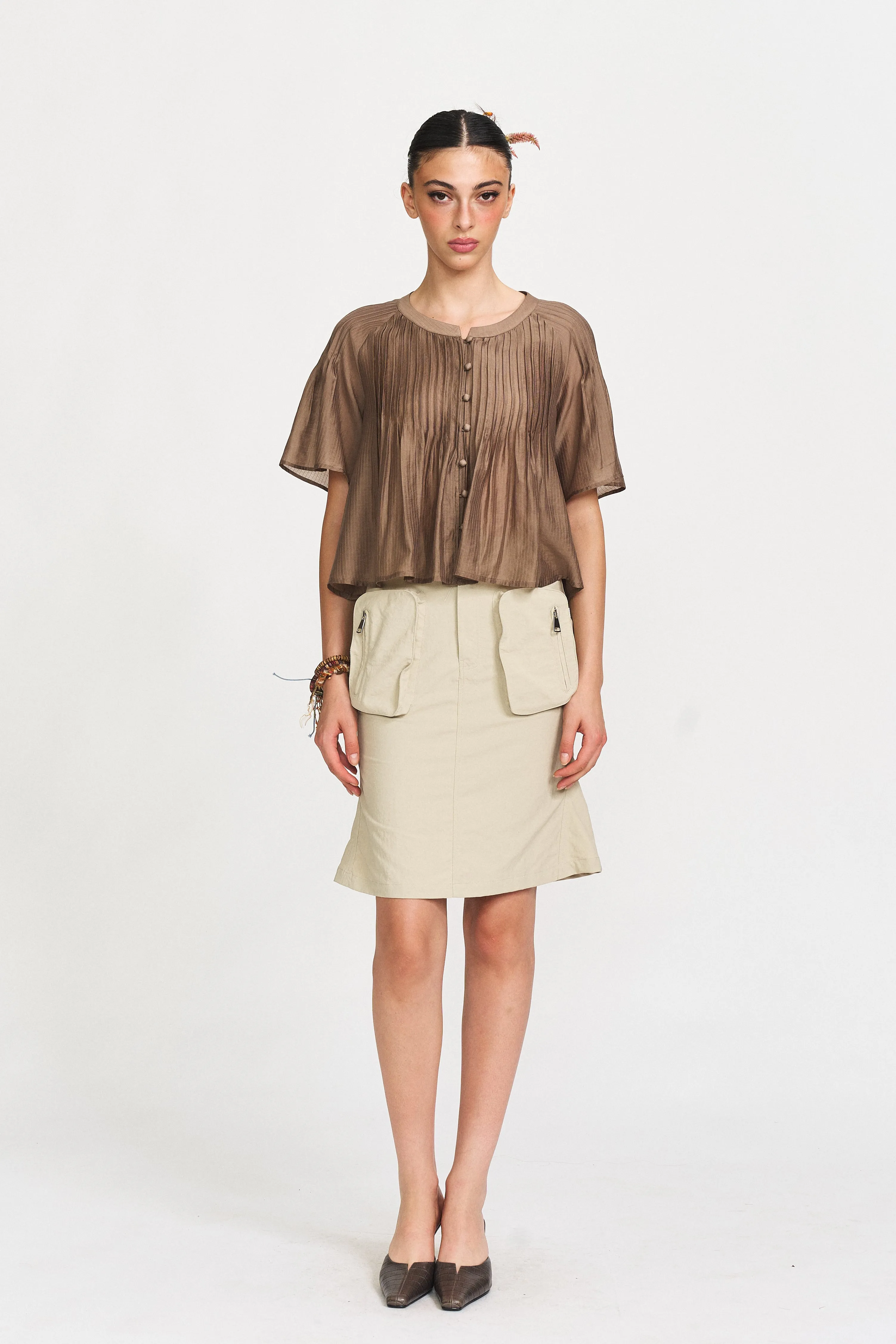 Dia High-Waisted Utility Skirt sold by PANN product image thumbnail 2