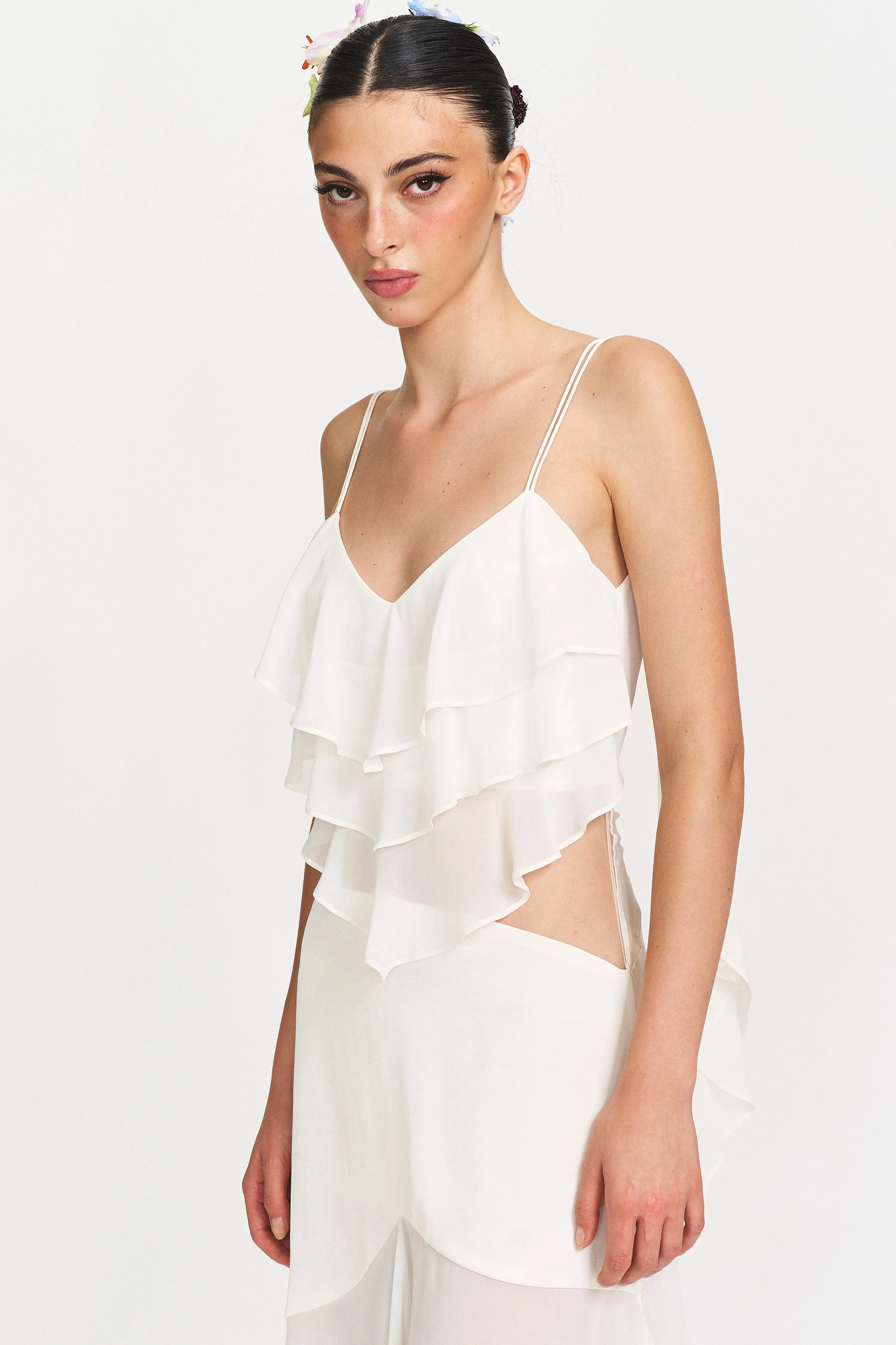 Willa Layered Ruffle Dress sold by PANN product image thumbnail 5