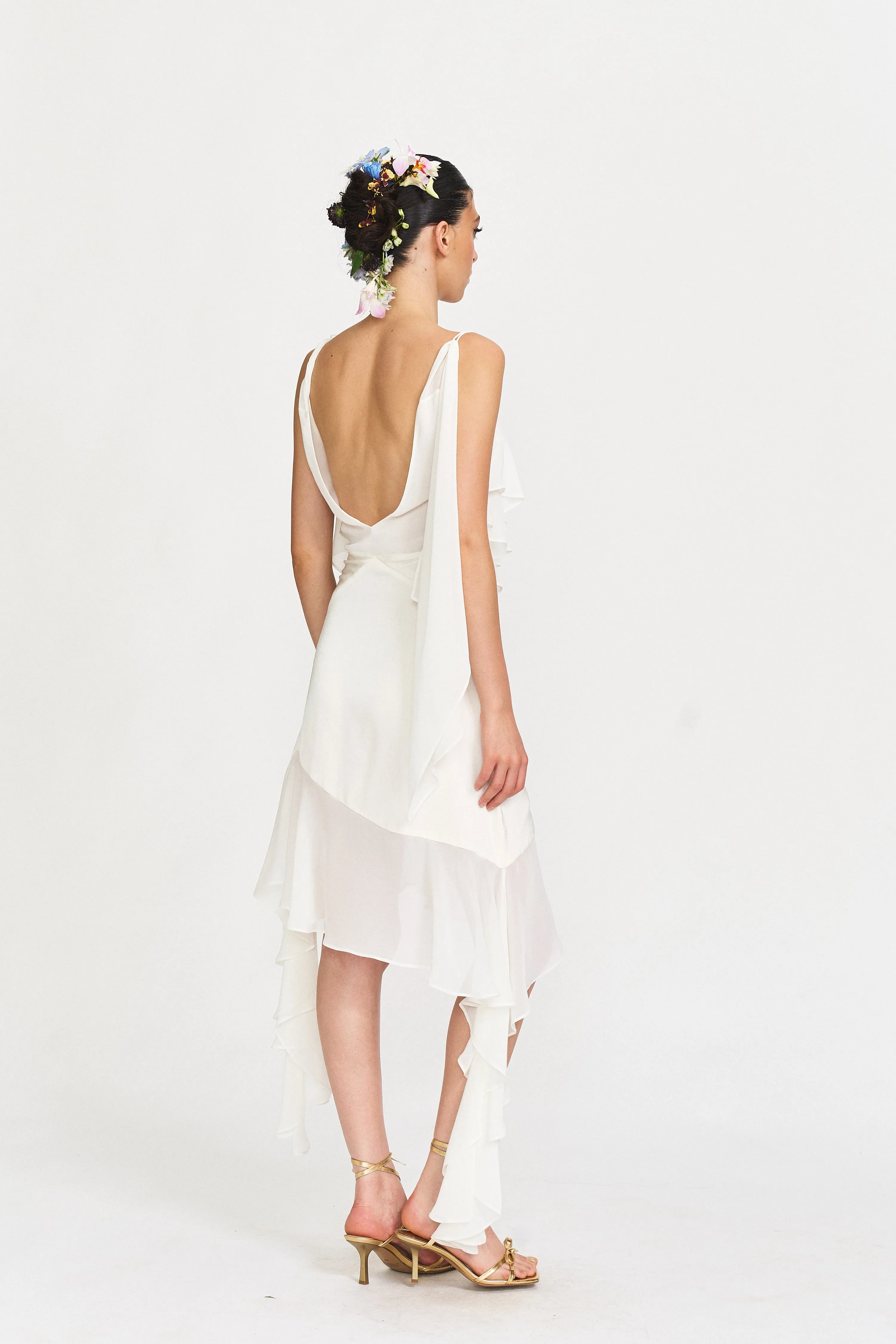 Willa Layered Ruffle Dress sold by PANN product image thumbnail 3