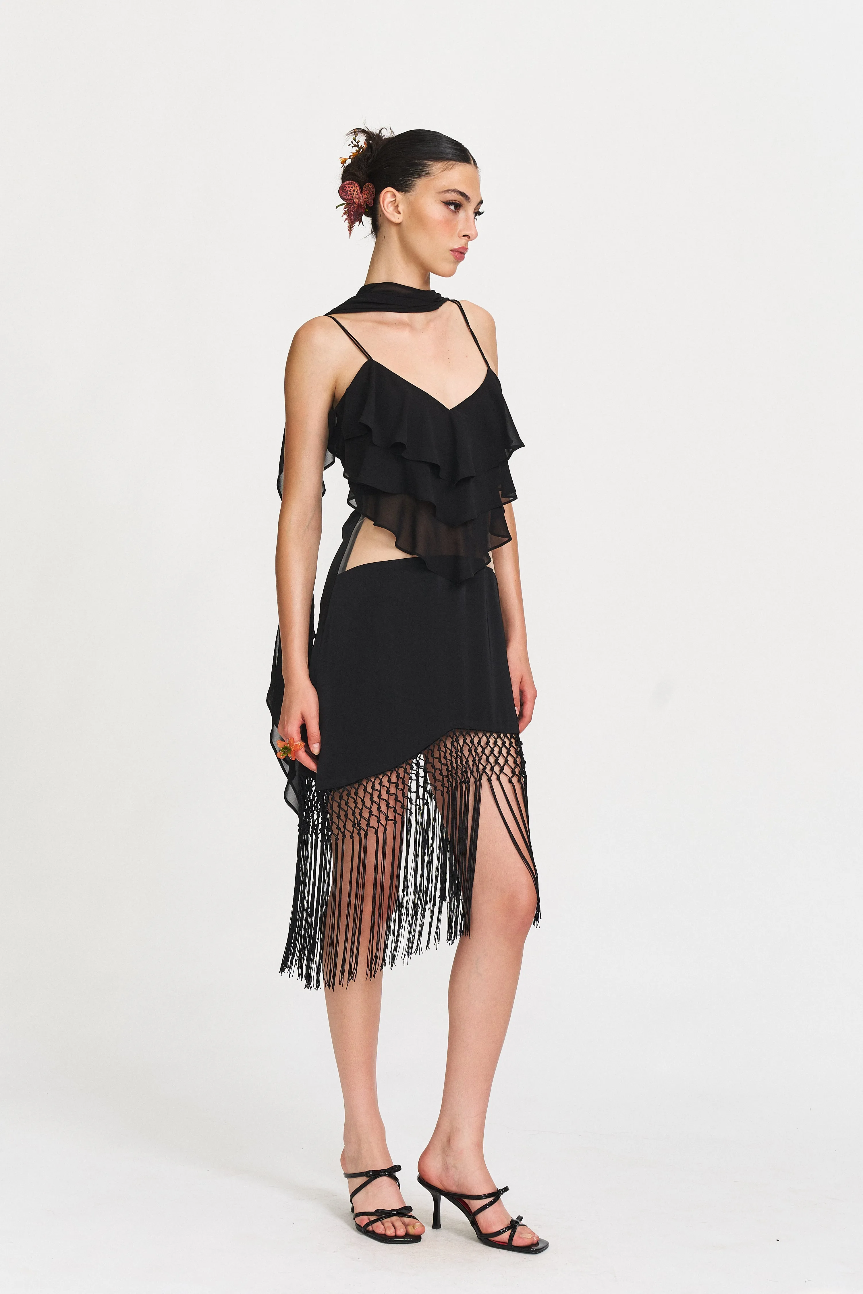 Zola Sexy Fringe Dress sold by PANN product image thumbnail 2