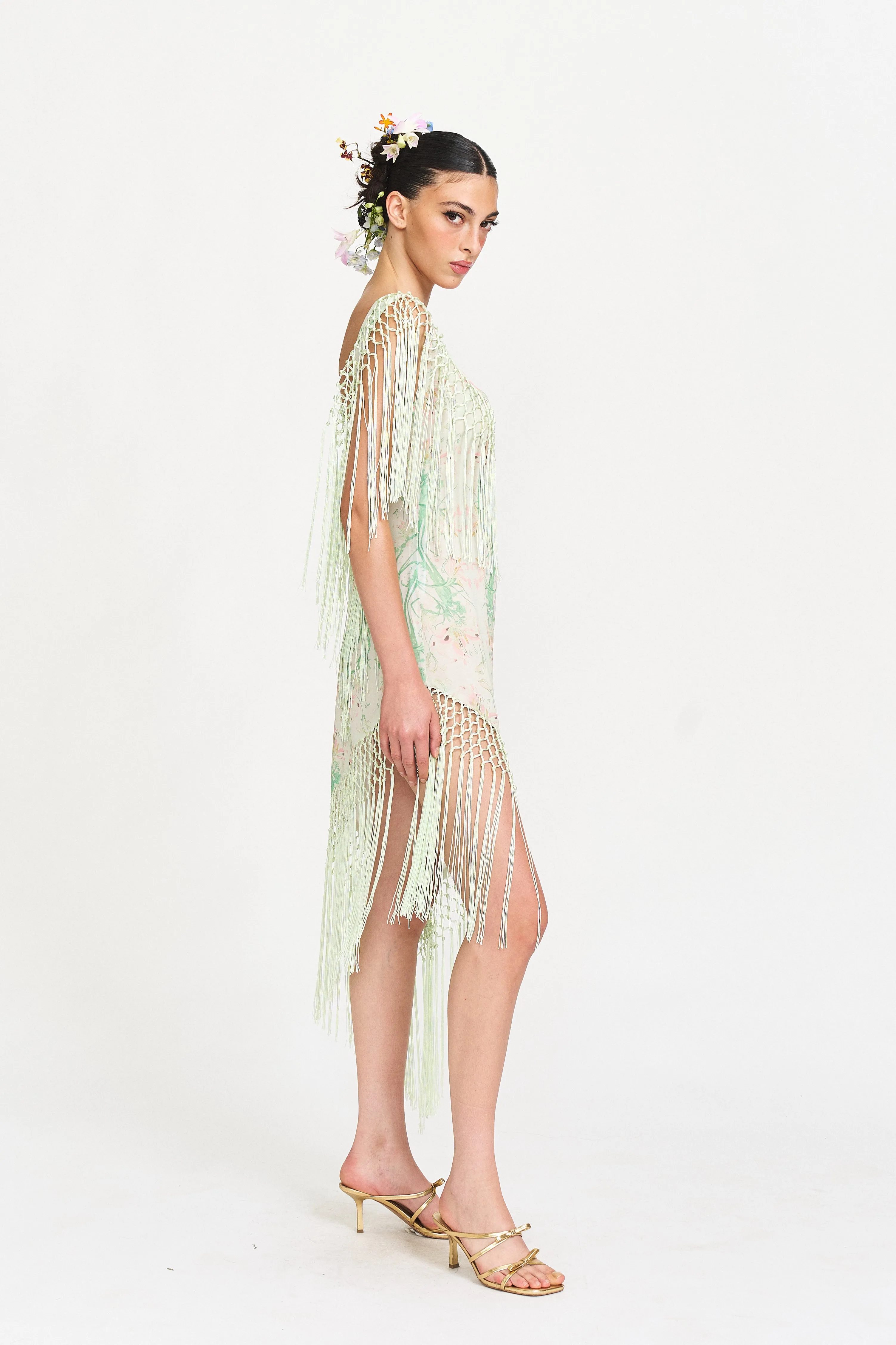 Eira Asymmetrical Tassel Dress sold by PANN product image thumbnail 4