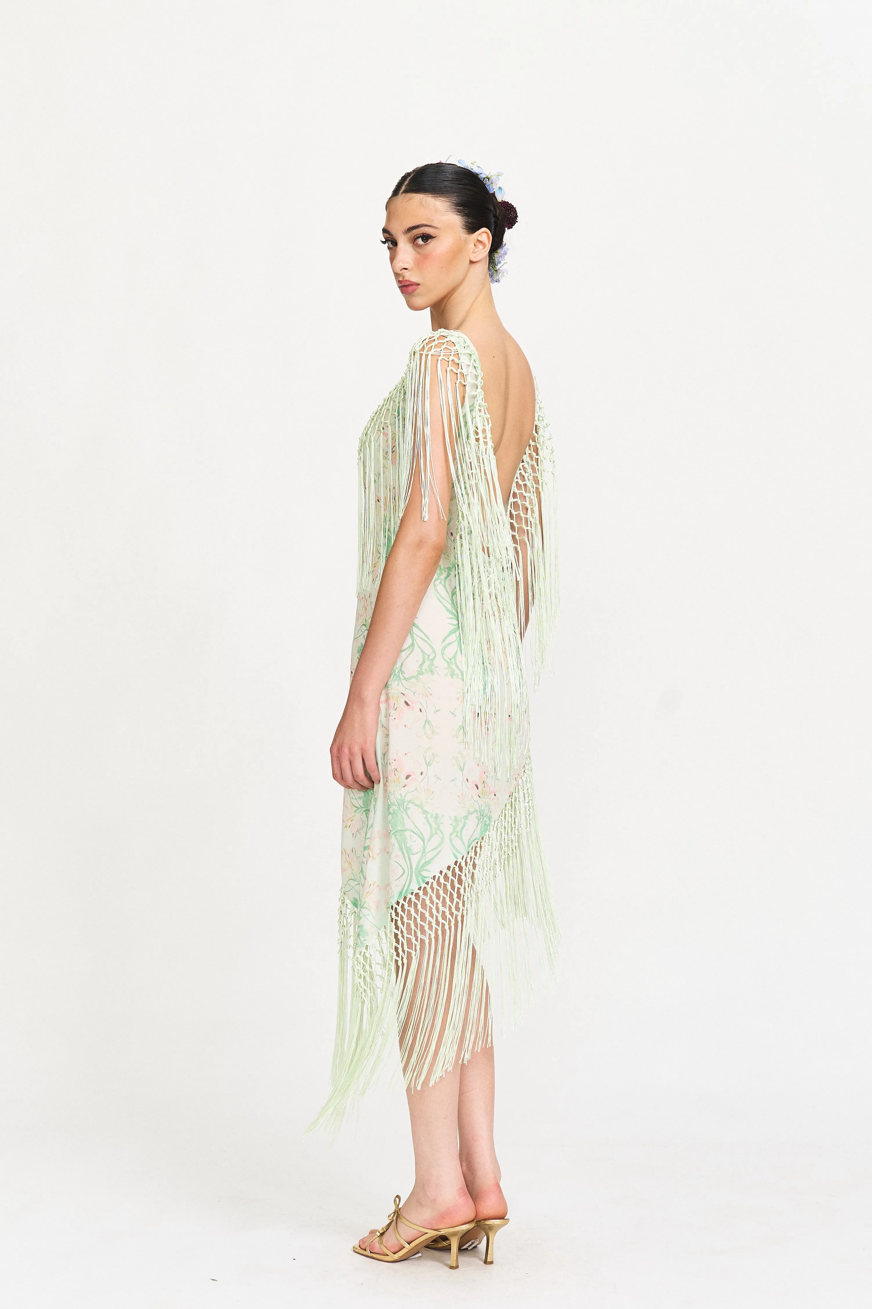 Eira Asymmetrical Tassel Dress sold by PANN product image thumbnail 2