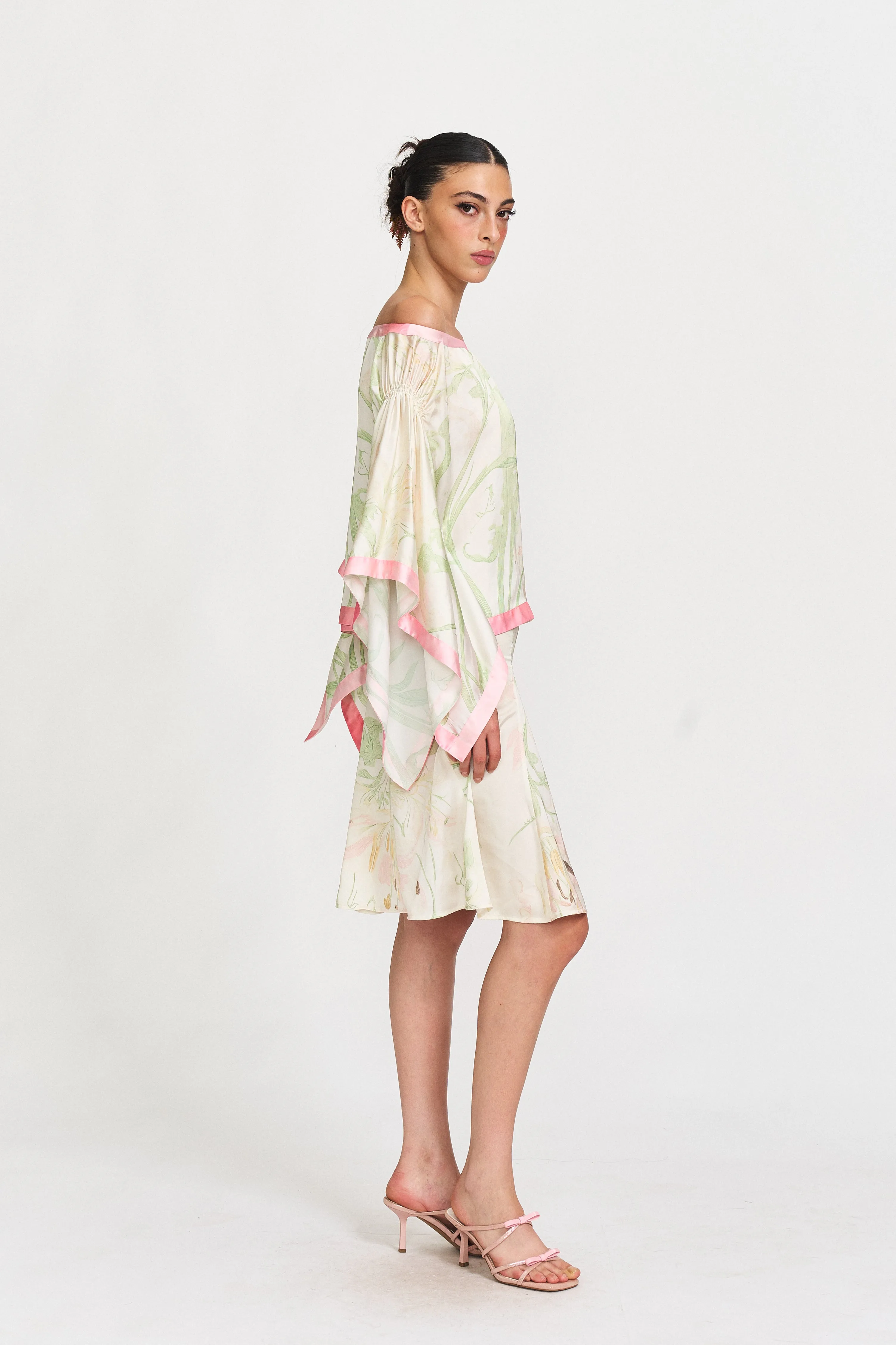 Ava Satin Off-Shoulder Top sold by PANN product image thumbnail 4