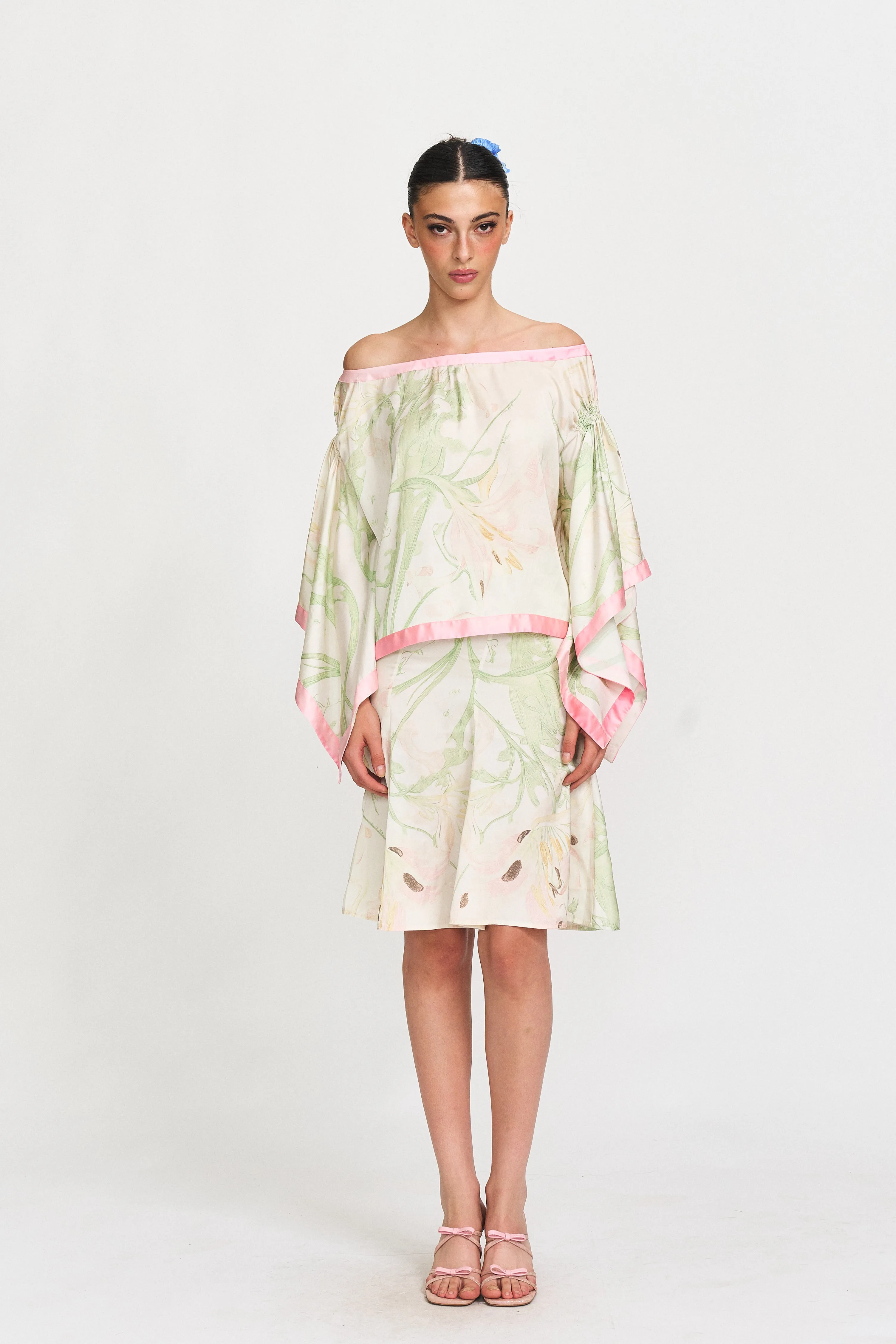 Ava Satin Off-Shoulder Top sold by PANN product image thumbnail 2