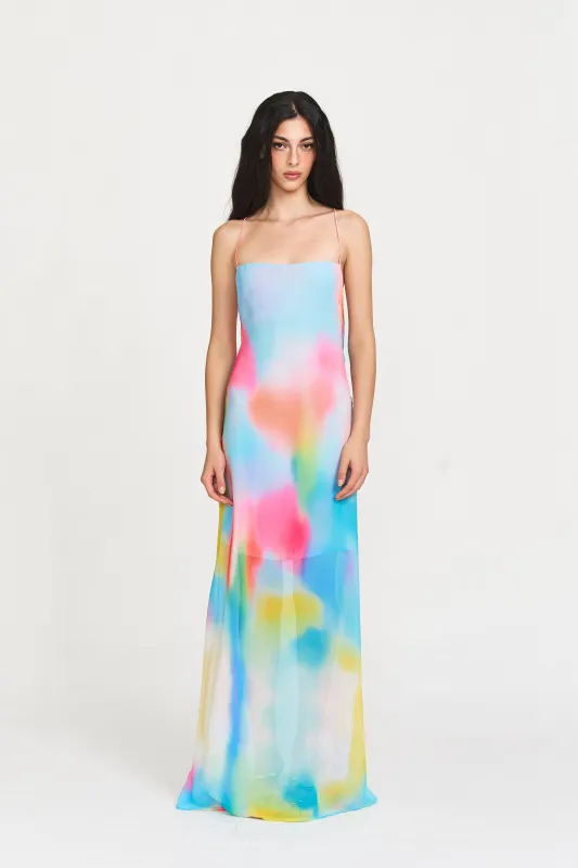 Liora Neon Cloud Maxi Dress sold by PANN