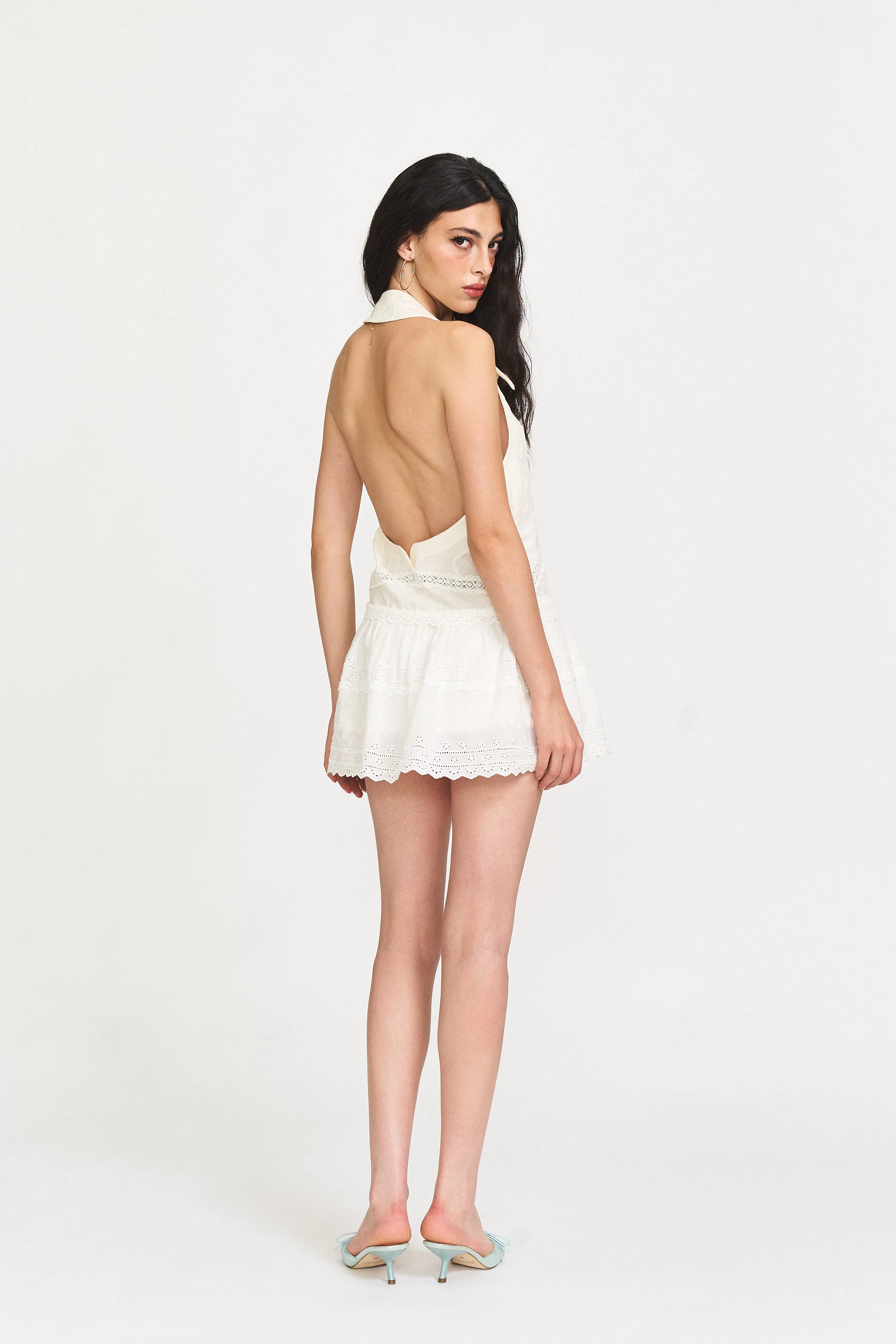 Fern Halter Lace Maxi Dress sold by PANN product image thumbnail 3