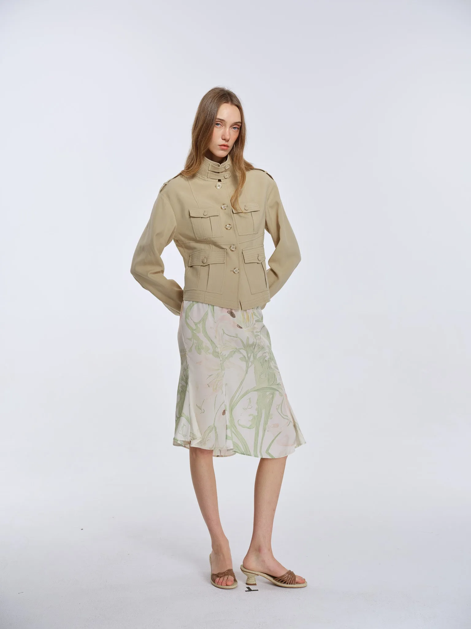 Voyager City Jacket-Sand sold by PANN product image thumbnail 2