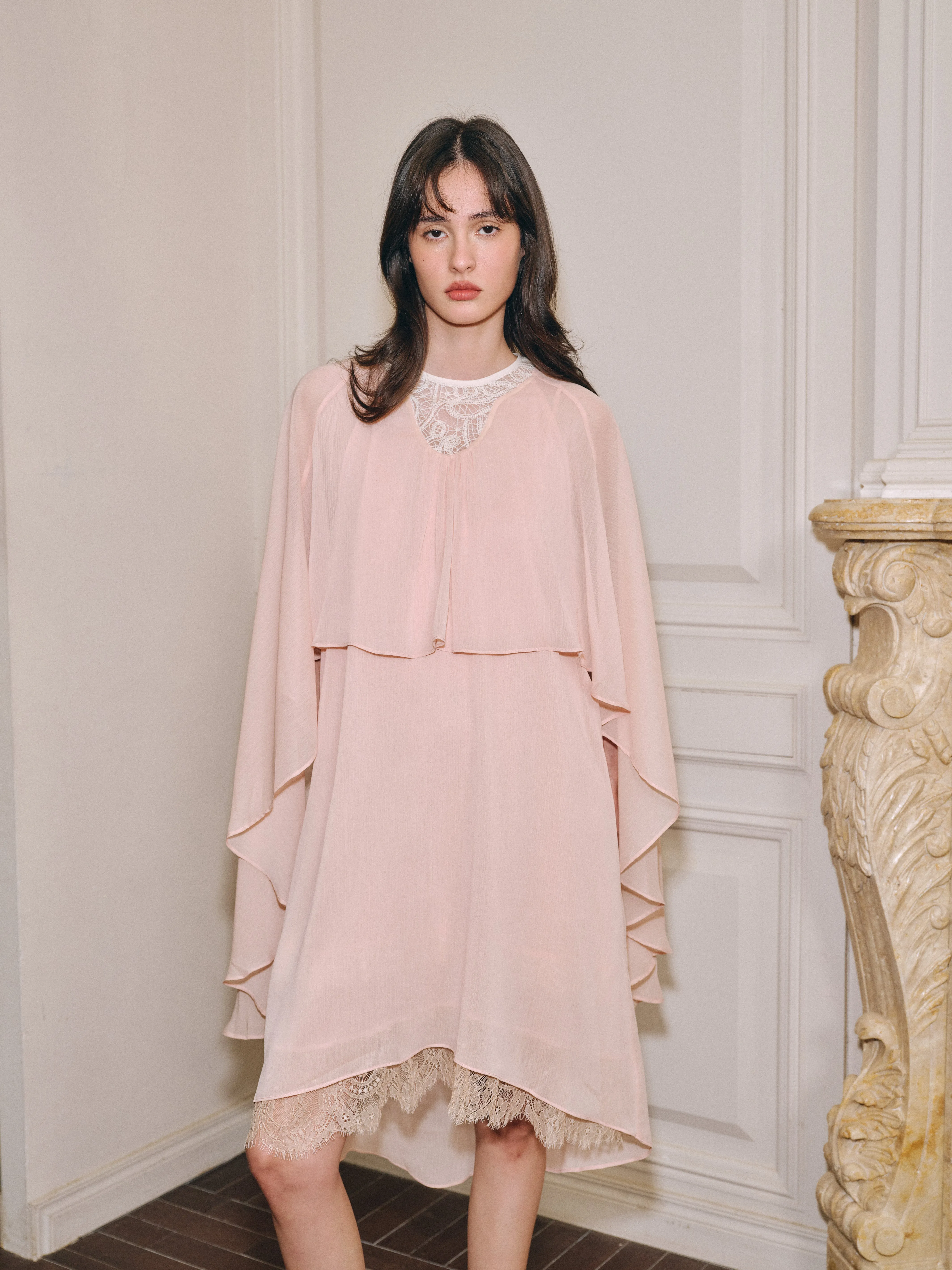 Elowen Air Cape Mini Dress sold by PANN product image thumbnail 3
