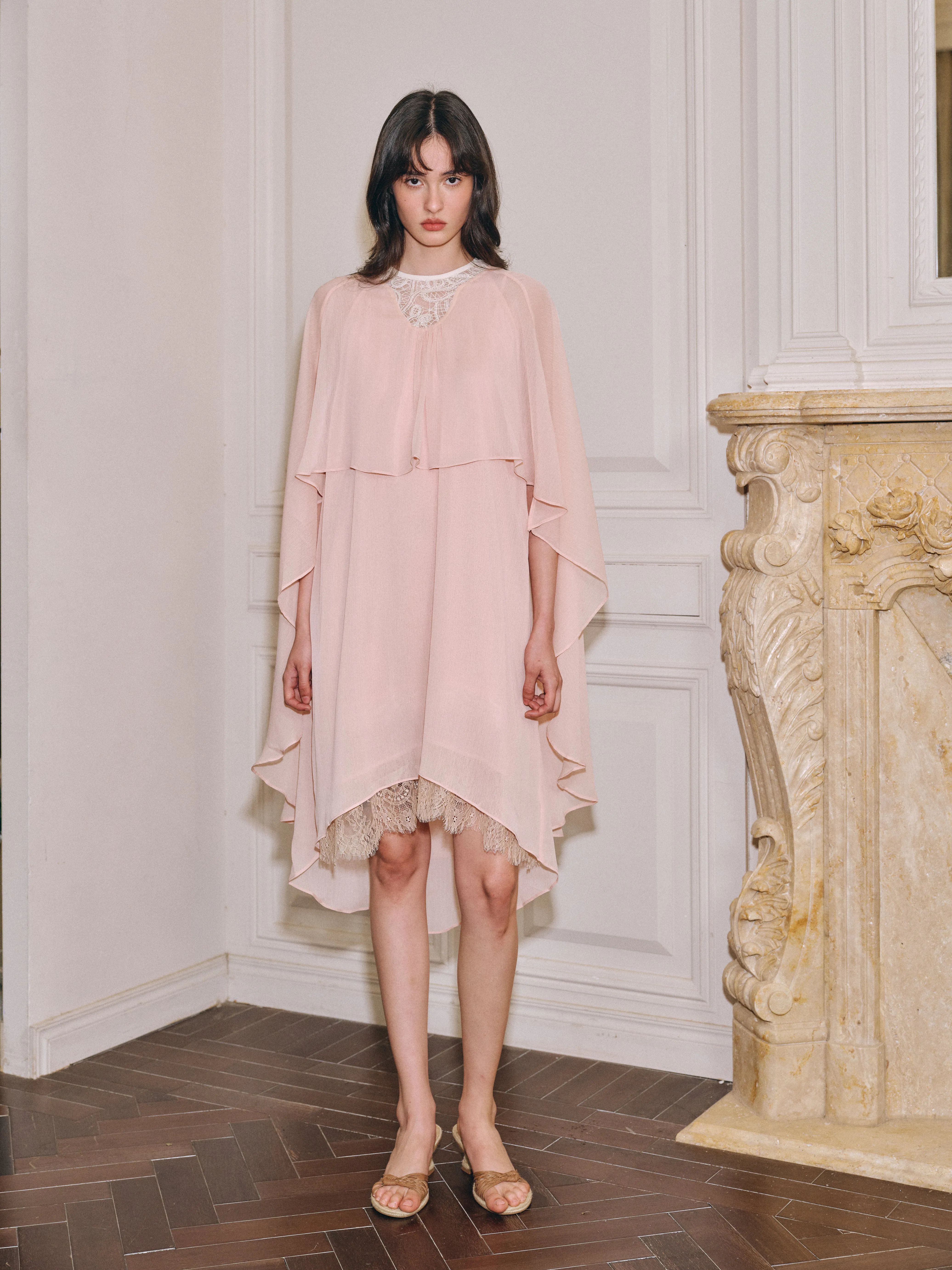 Elowen Air Cape Mini Dress sold by PANN