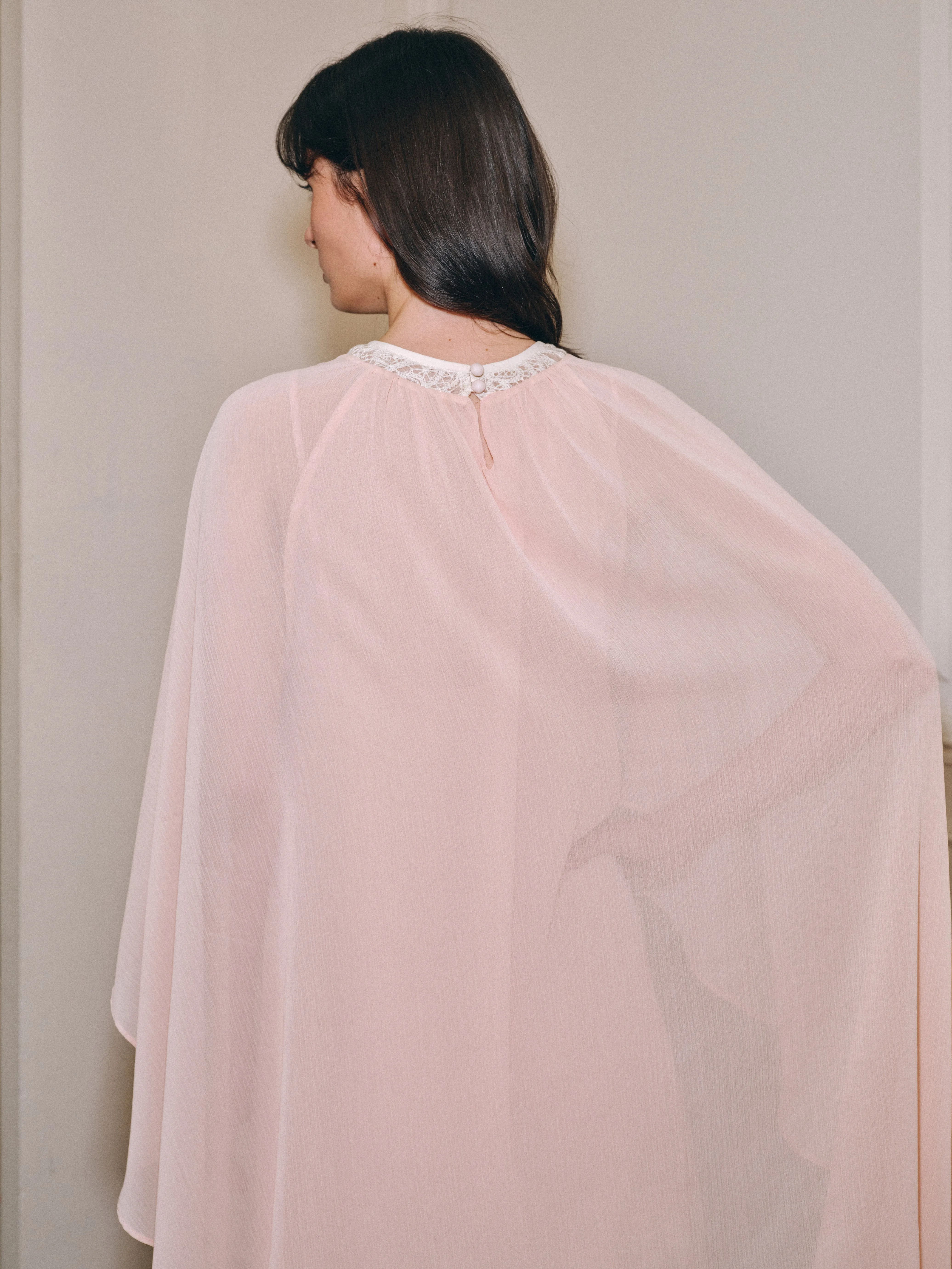 Elowen Air Cape Mini Dress sold by PANN product image thumbnail 2