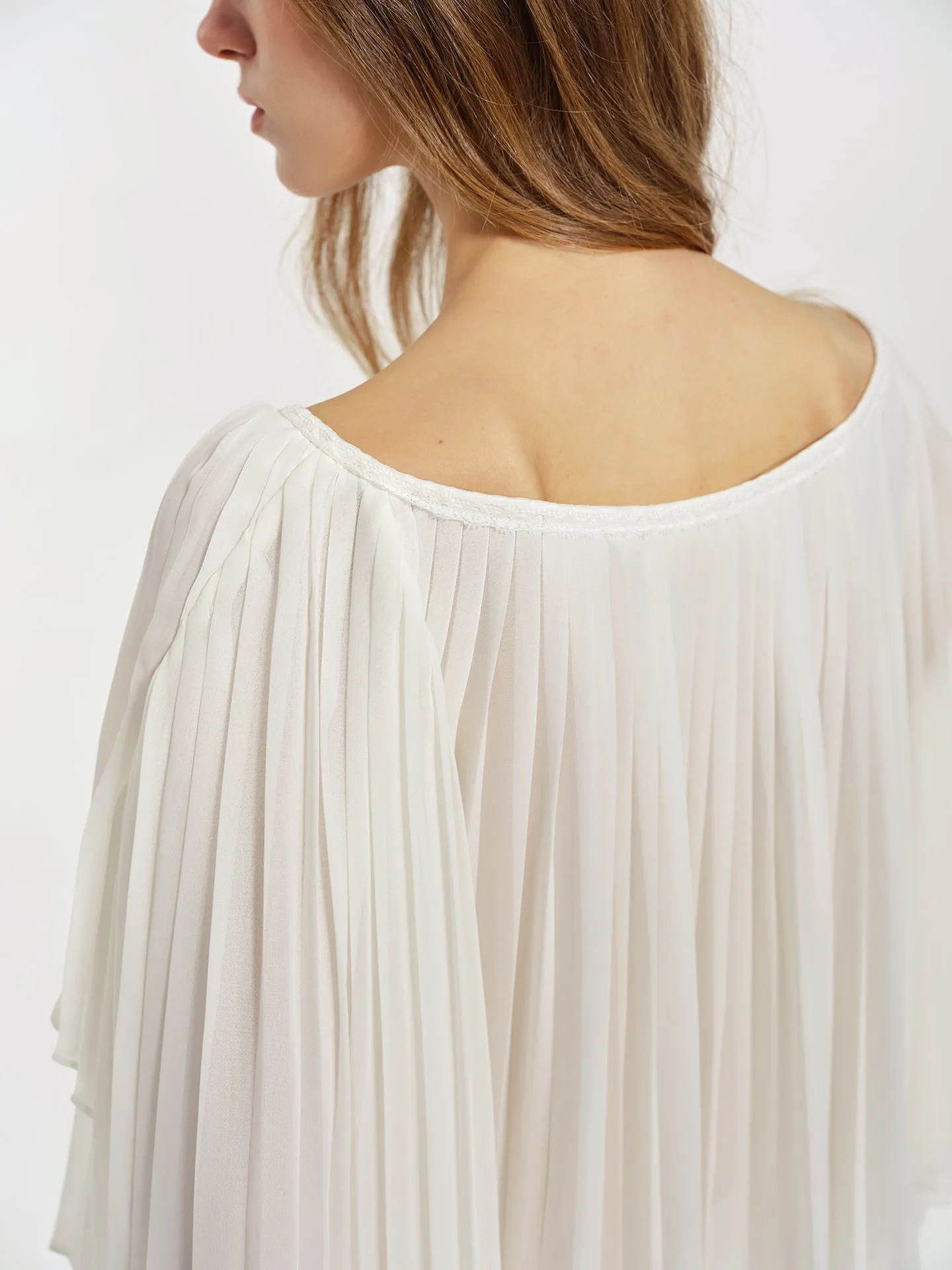 Eve Pleated Cape Top sold by PANN product image thumbnail 5