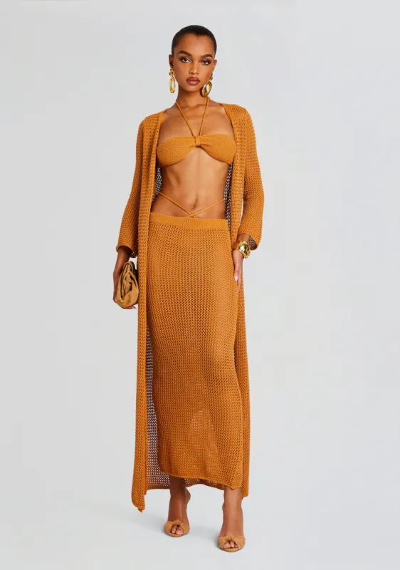 Viola Long Cover Up sold by Retrofete