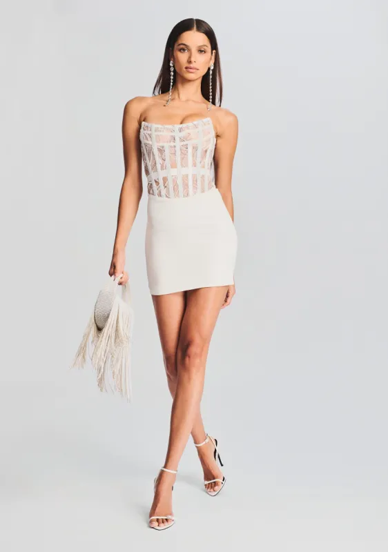 Blythe Embellished Dress sold by Retrofete