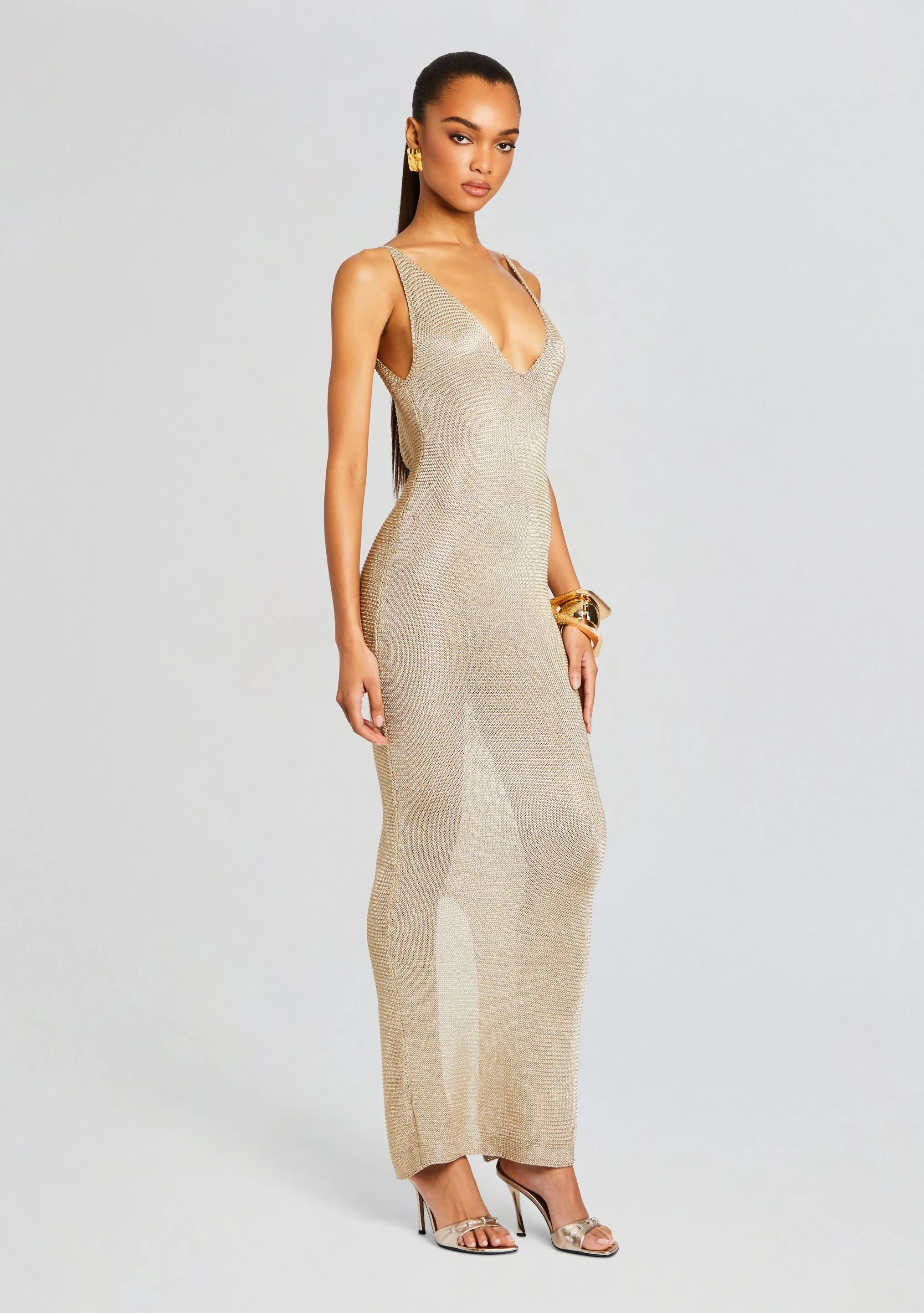 Metallic Knit Dress sold by Retrofete product image thumbnail 3