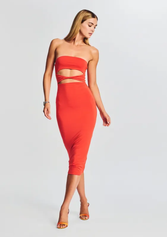 Bristol Midi Dress sold by Retrofete