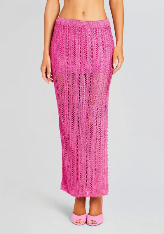 Sandy Crochet Skirt sold by Retrofete