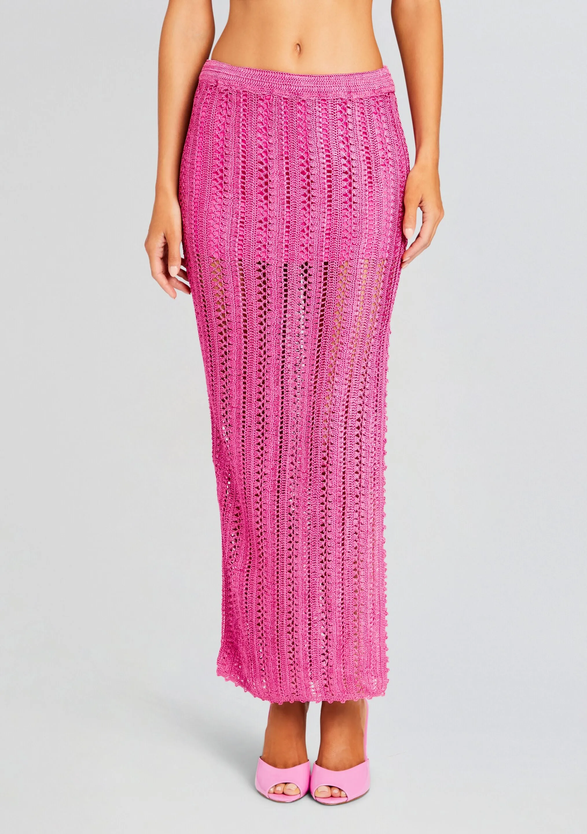 Sandy Crochet Skirt sold by Retrofete