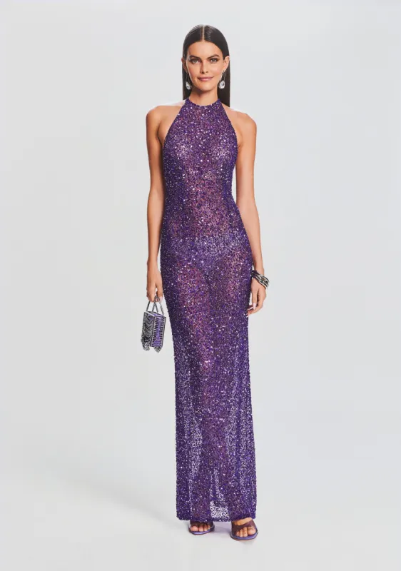 Clarisse Sequin Dress sold by Retrofete