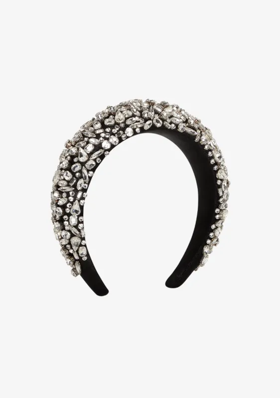 Marnie Chunky Crystal Headband sold by Retrofete