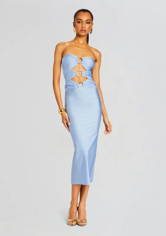 Lily Lycra Maxi Dress | Parallel