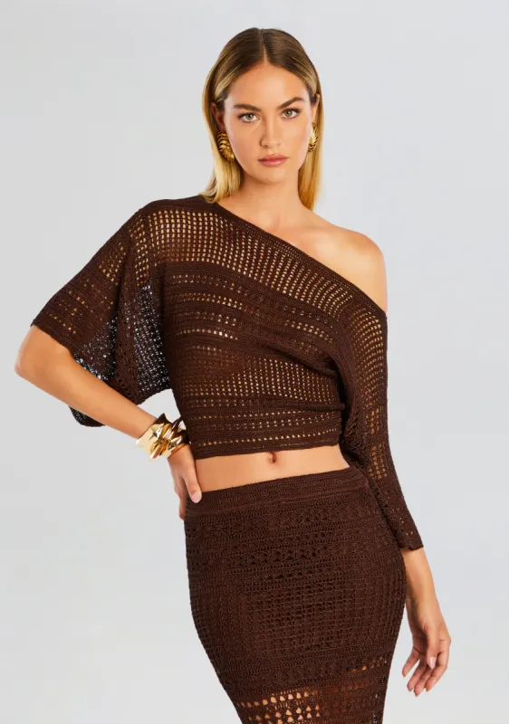 Tahiti Crochet Shirt sold by Retrofete